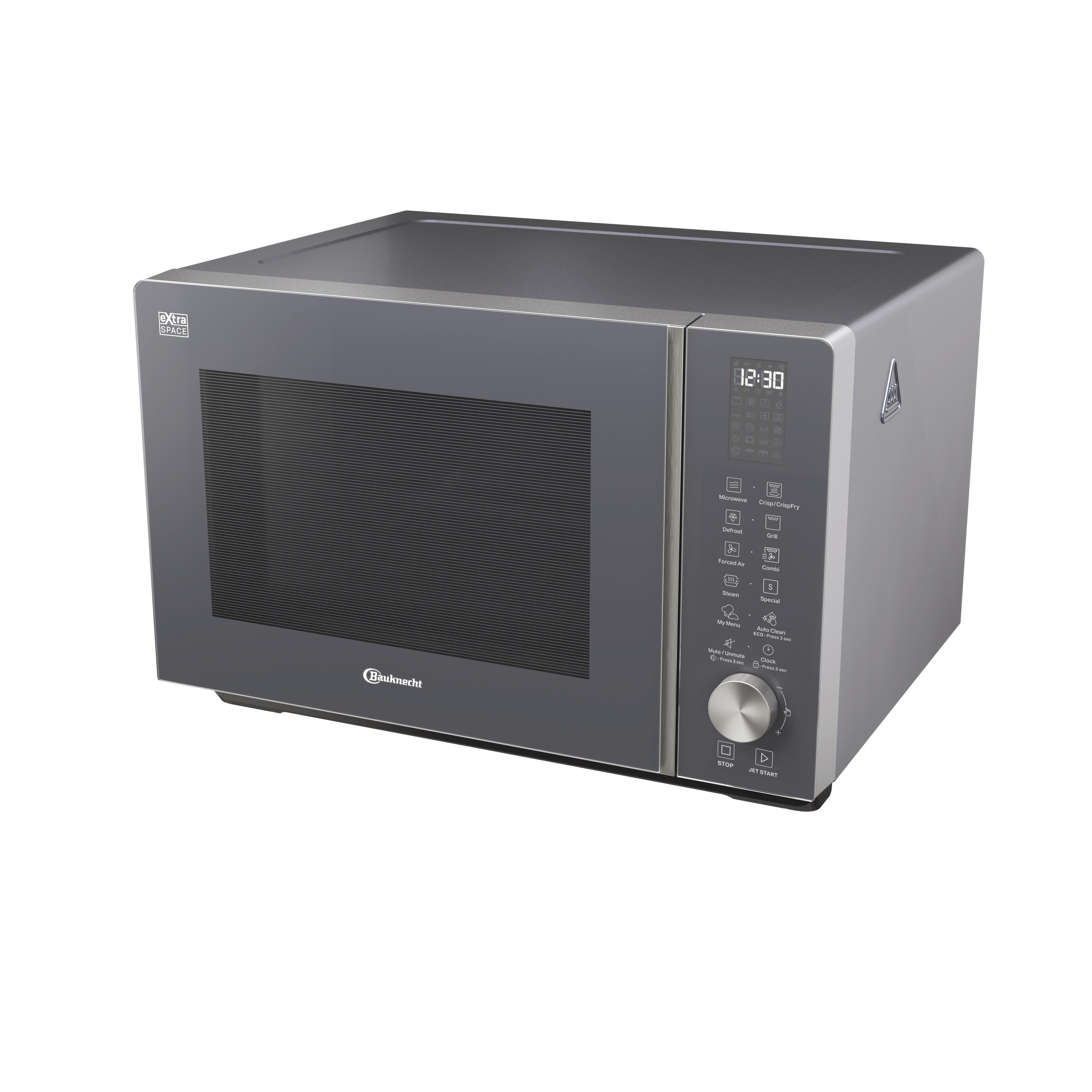 Bauknecht Microonde Apparecchio a posa libera MF 259 SG CH Shadow Grey Elettrico 25 Funzionamento combinato con forno a microonde 800 Perspective