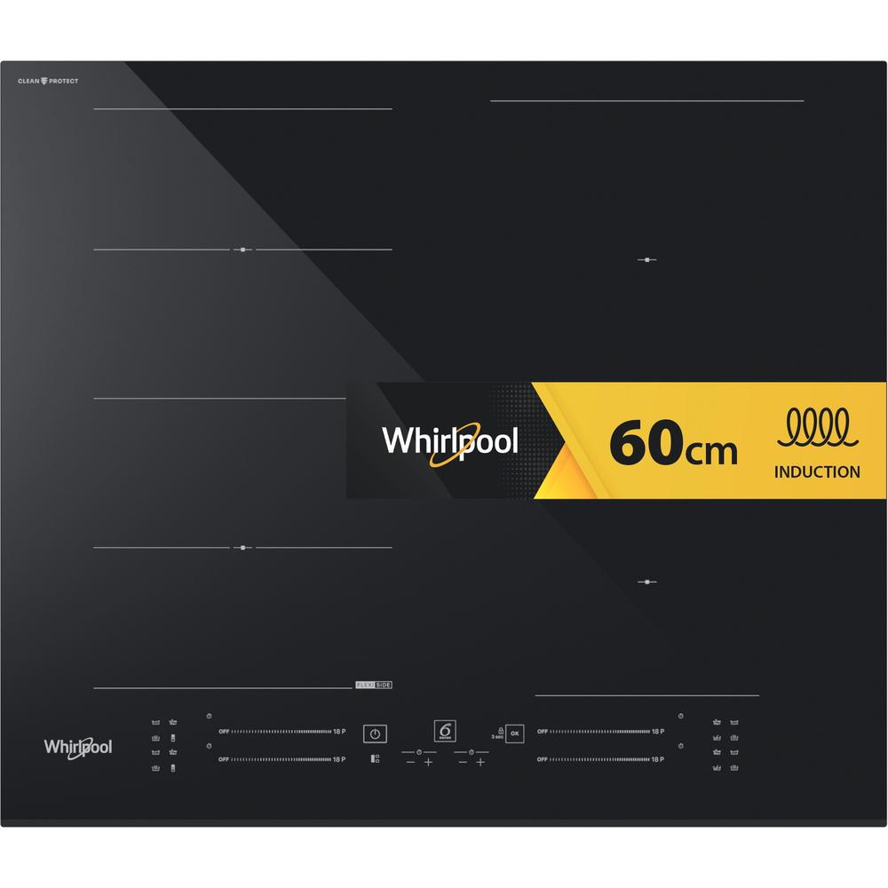 Whirlpool Paviršius WF S5060 CPBF Juoda Induction vitroceramic Frontal