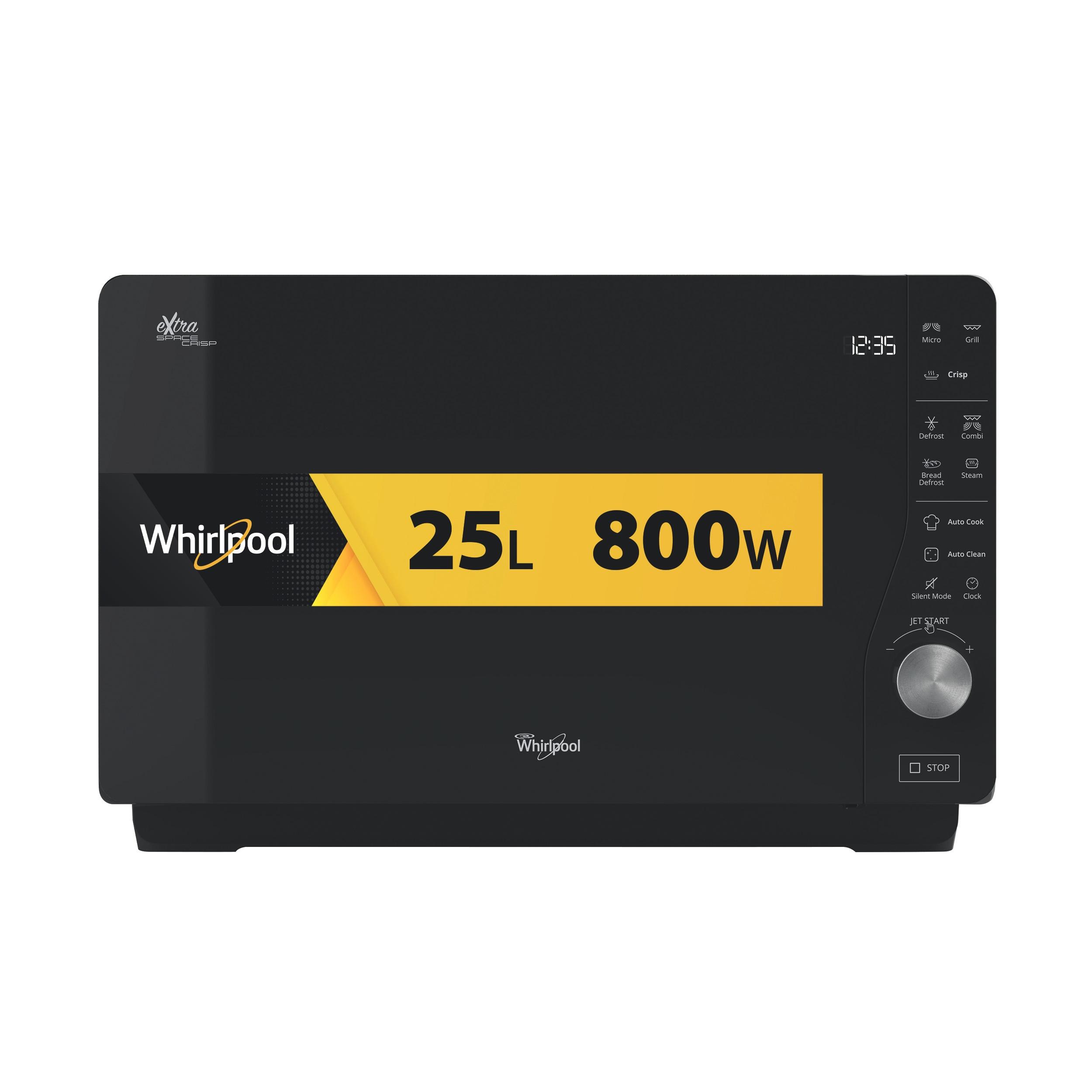 Whirlpool Microondas Libre instalación MWF 427 SL Plata Electrónico 25 MW + Función Grill 800 Hero image
