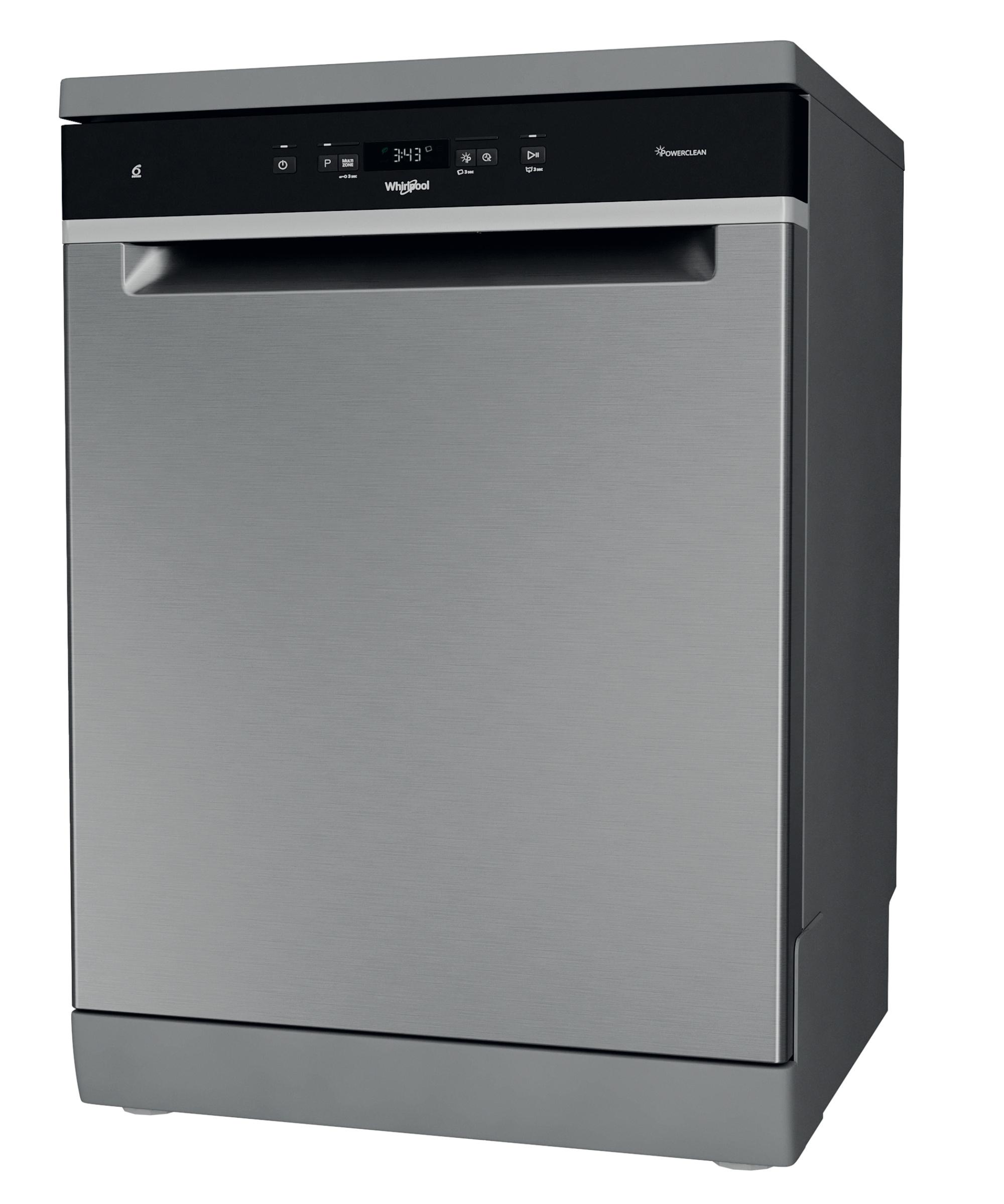 Whirlpool Dishwasher Freestanding WFC 3C33 PF X UK Freestanding D Perspective