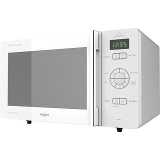 Whirlpool Mikrobølgeovn Frittstående MCP 345 WH Hvit Elektronisk 25 Mikro + grillfunksjon 800 Perspective