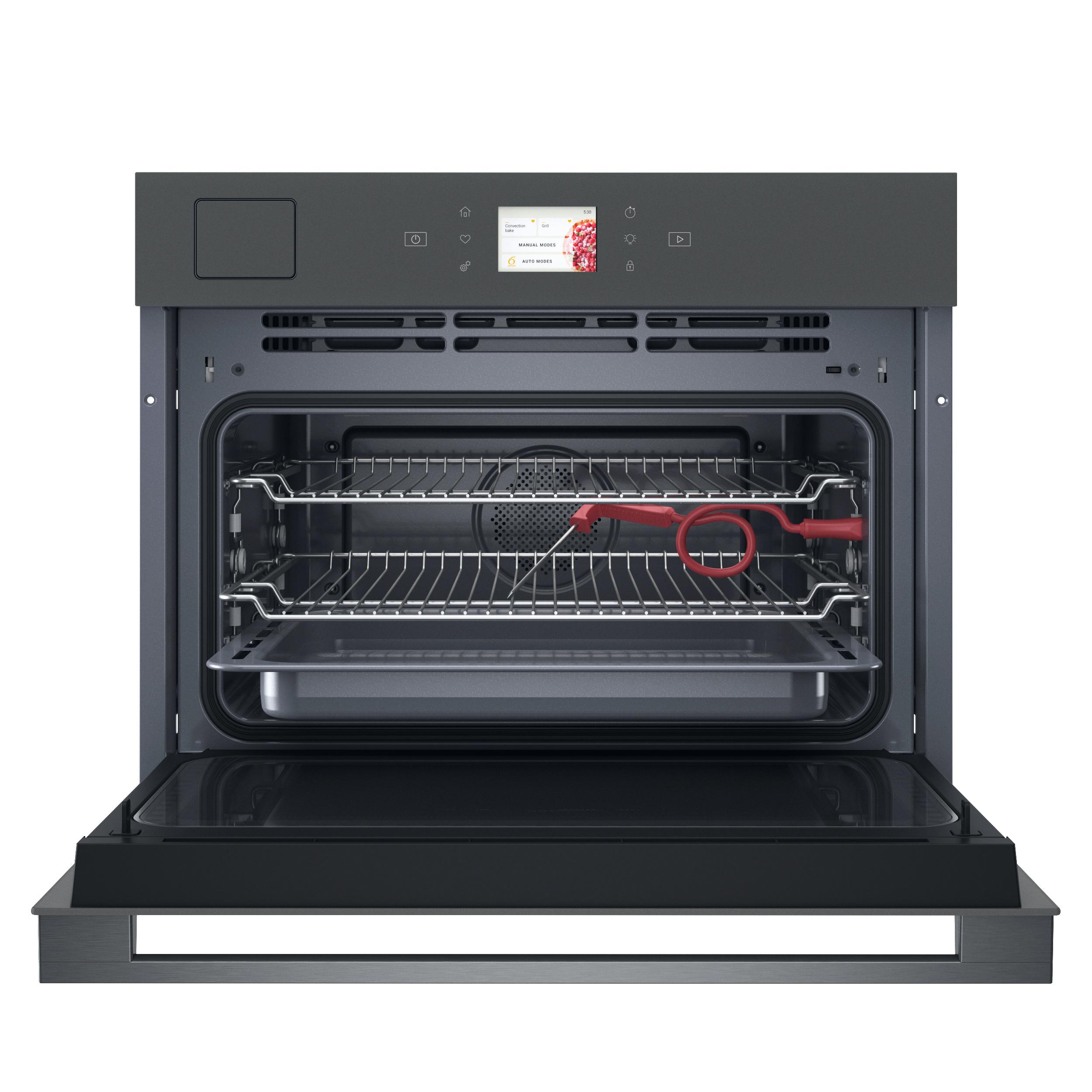 Whirlpool Mikrovågsugn Inbyggda WCT11A9FHTSSMAF Stardust grey matte Elektronisk 53 MW-kombi 950 Frontal open