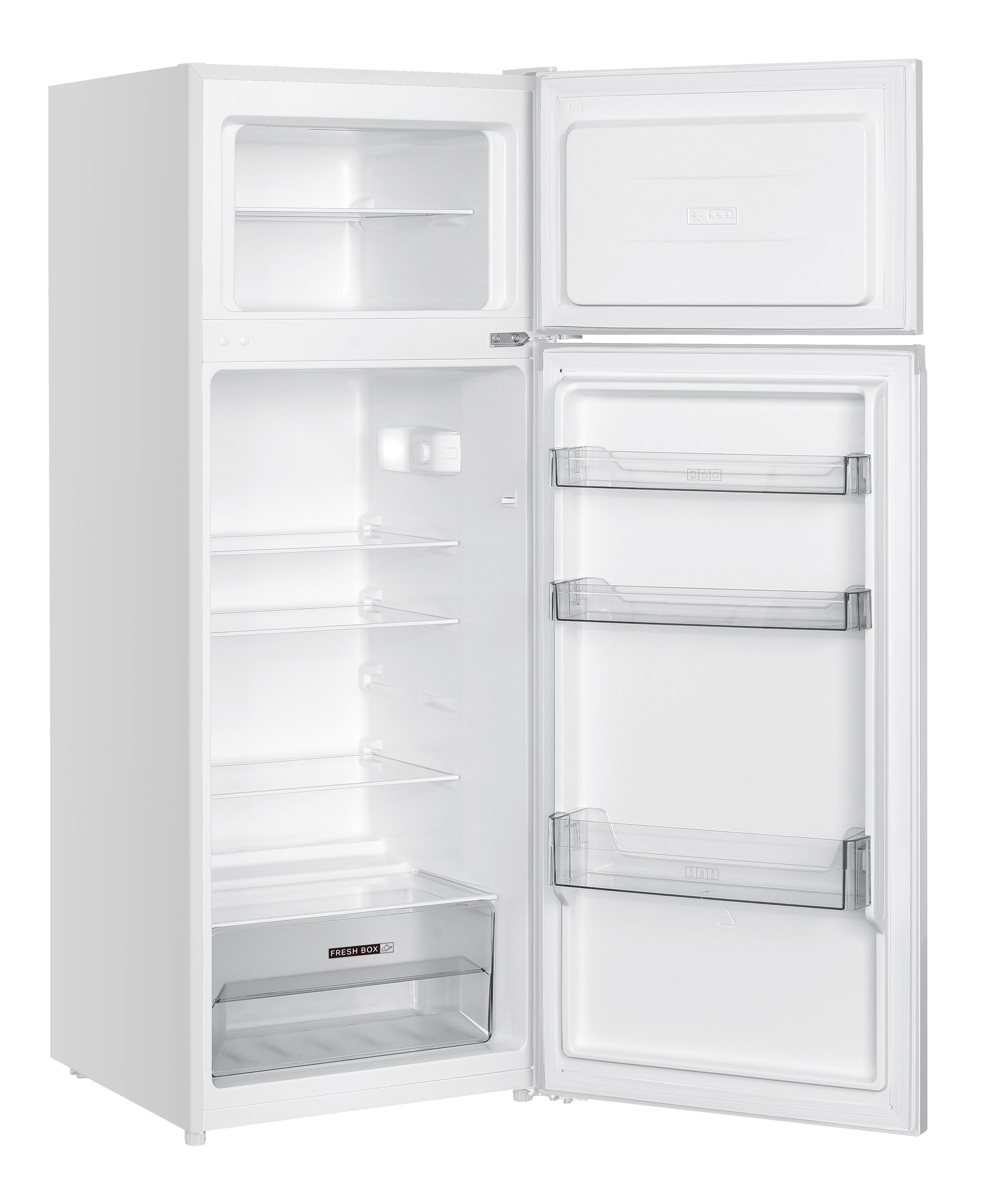 Whirlpool Šaldytuvo / šaldiklio kombinacija Laisvai pastatoma W55T0 412W Balta 2 doors Perspective
