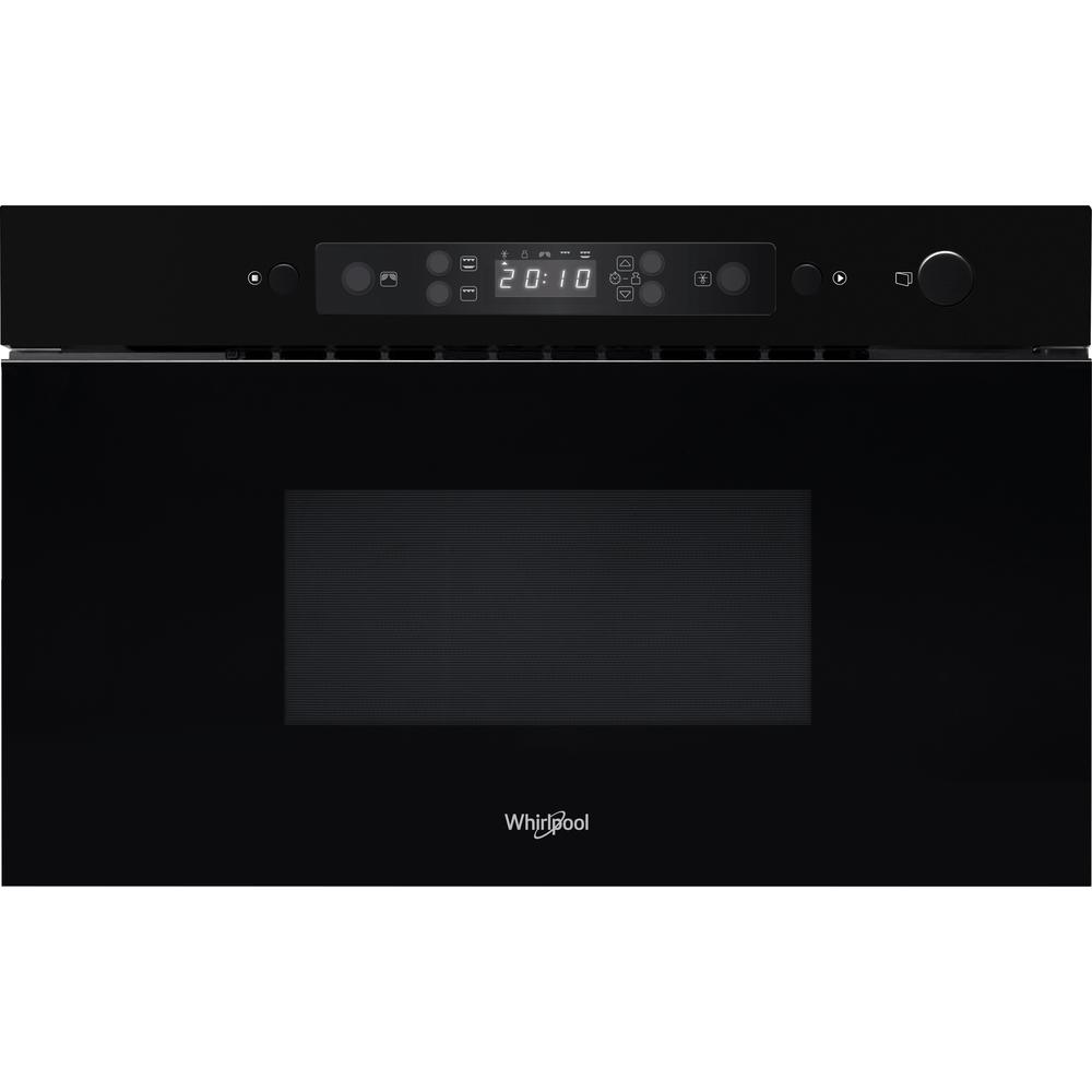 Whirlpool Mikrowelle Einbaugerät WMBN4 R4 BL Schwarz Elektronisch 22 Mikrowelle+Grill 750 Frontal