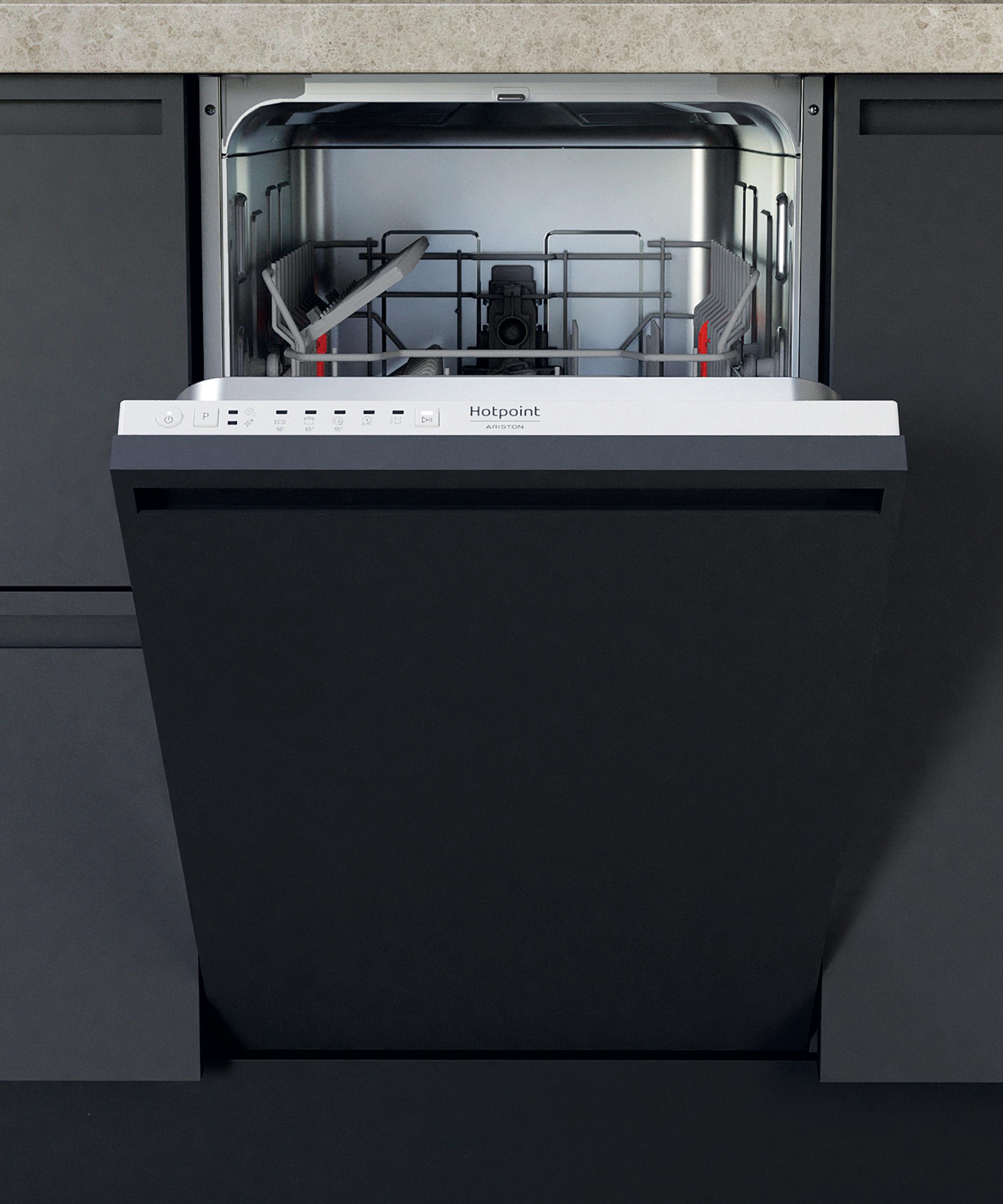 Hotpoint_Ariston Zmywarka Zabudowa HSIE 2B19 W pełni zintegrowany F Frontal