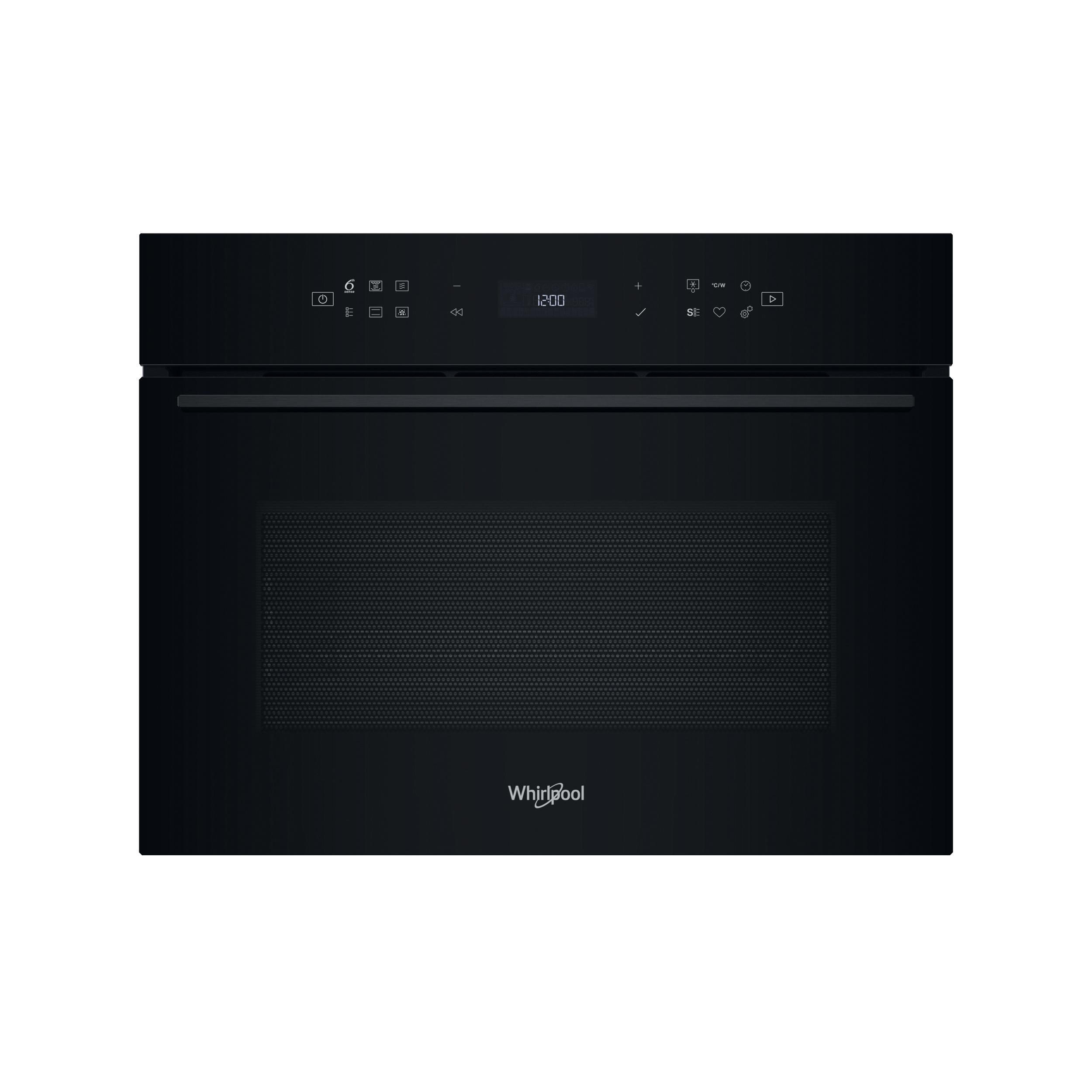 Whirlpool Microwave Built-in WCW7O7HTSBUK Black Electronic 53 MW-Combi 950 Frontal