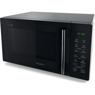 Whirlpool Micro-ondas Livre Instalação MWP 254 SB Preto Eletrónico 25 MO + Função Grill 900 Perspective