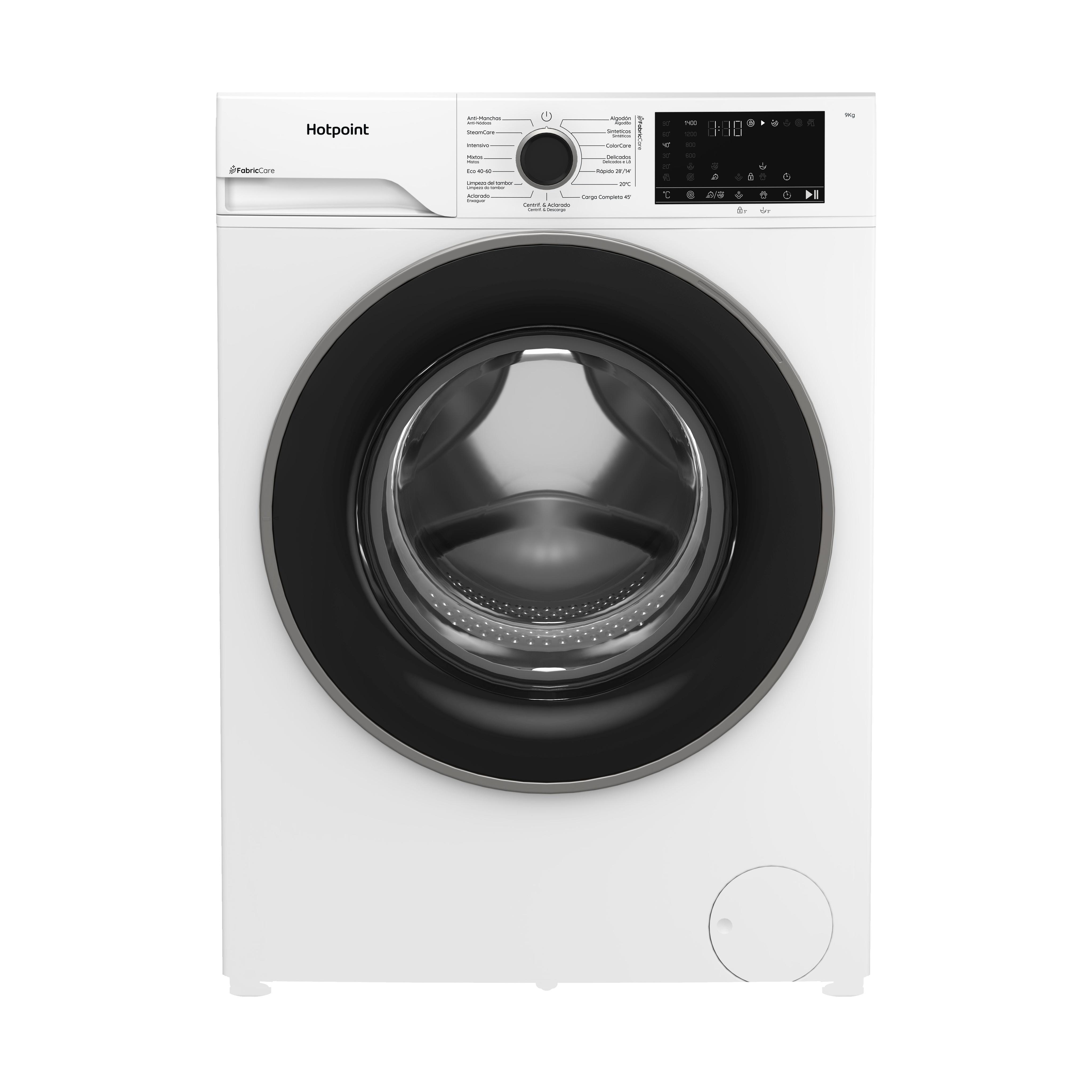 Hotpoint Lavadora Libre instalación HB 93 CARE SPT Blanco Cargador frontal A Frontal