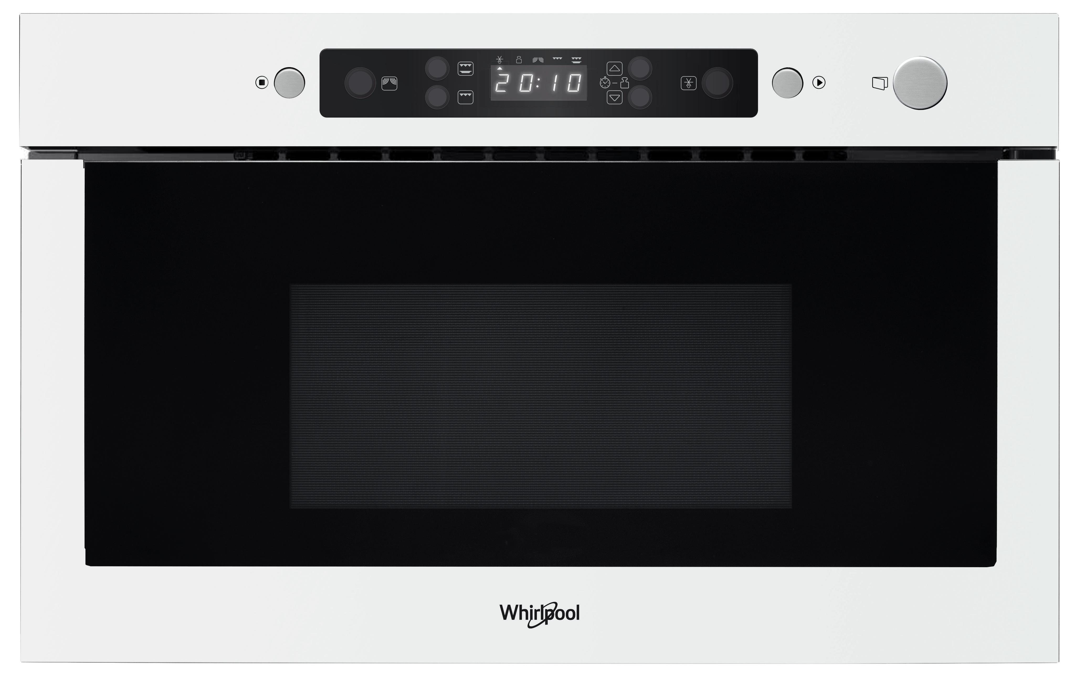 Whirlpool Mikrohullámú sütő Beépíthető AMW 439/WH Fehér Elektromos 22 Mikrohullám+Grill funkció 750 Frontal