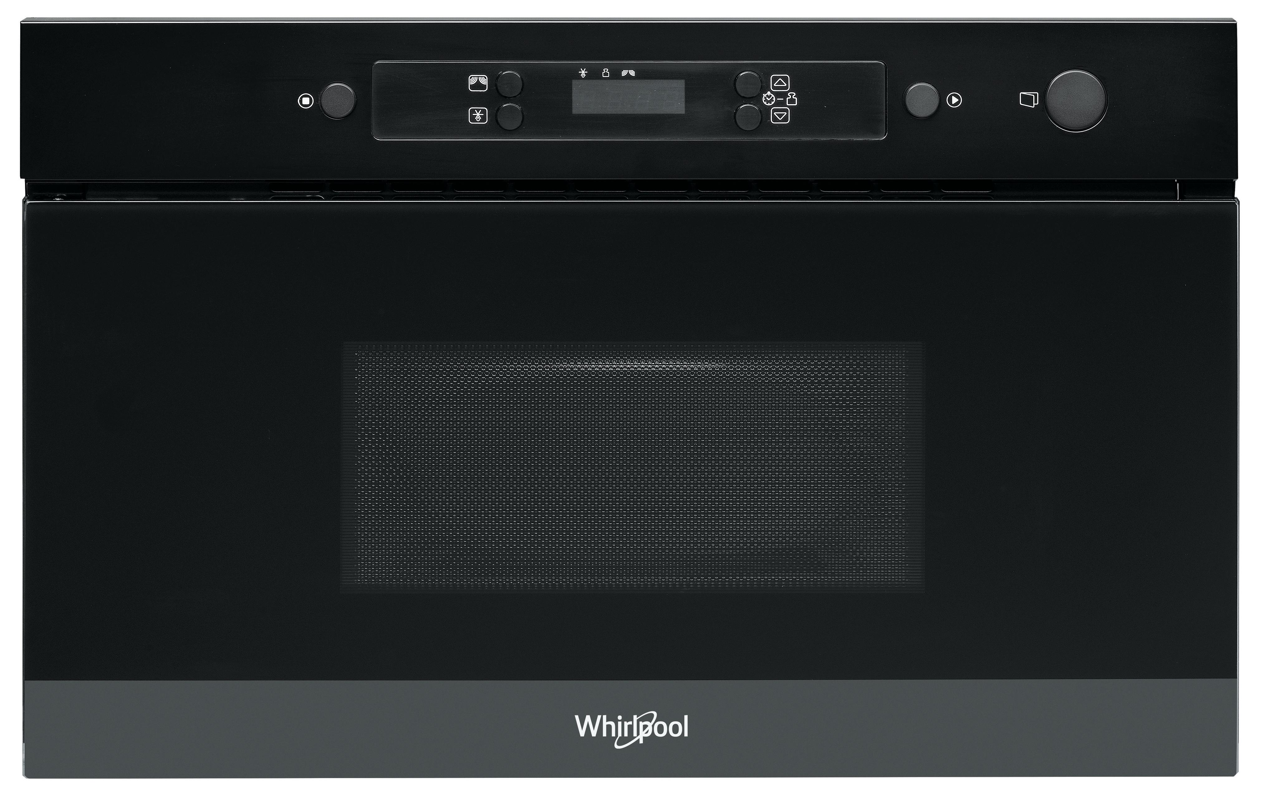 Whirlpool Mikrohullámú sütő Beépíthető AMW 4900/NB Fekete Elektromos 22 Csak mikrohullám 750 Frontal