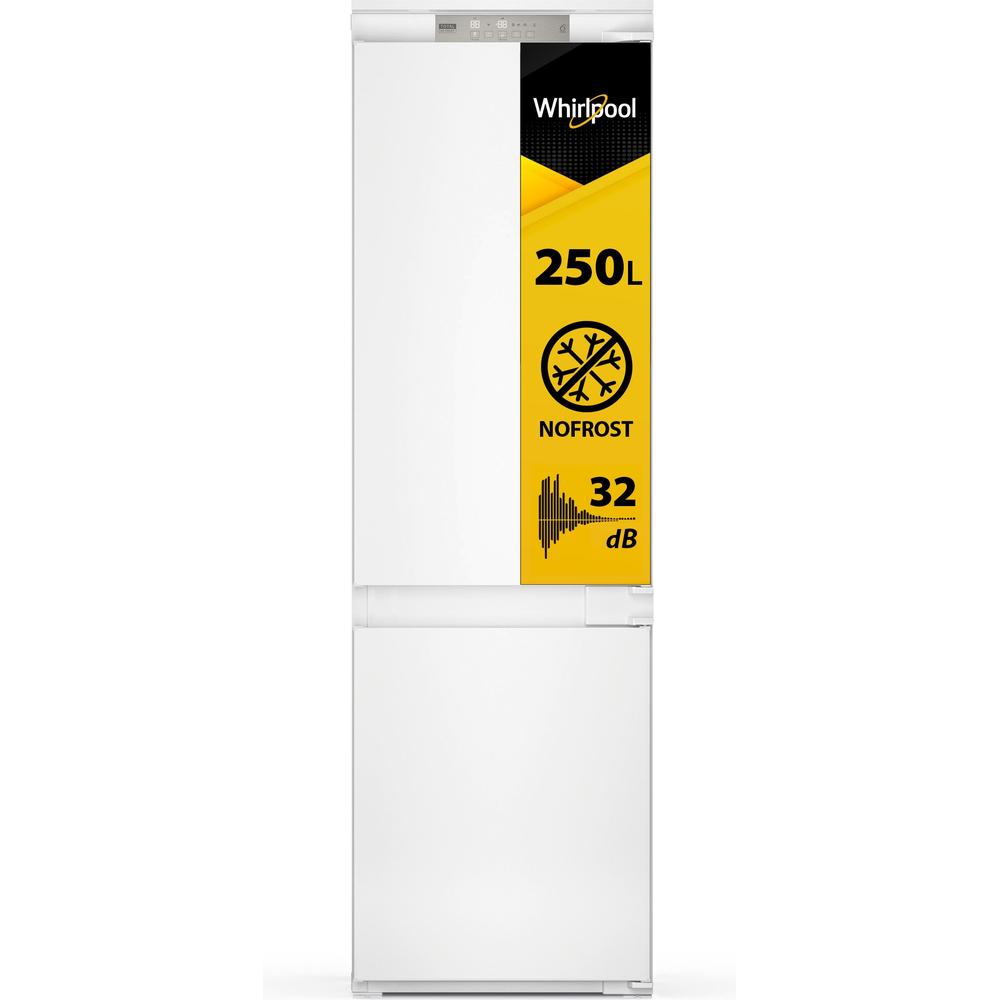 Whirlpool Fridge/freezer combination Vgradni WHC18 T573 Bela 2 doors Perspective open