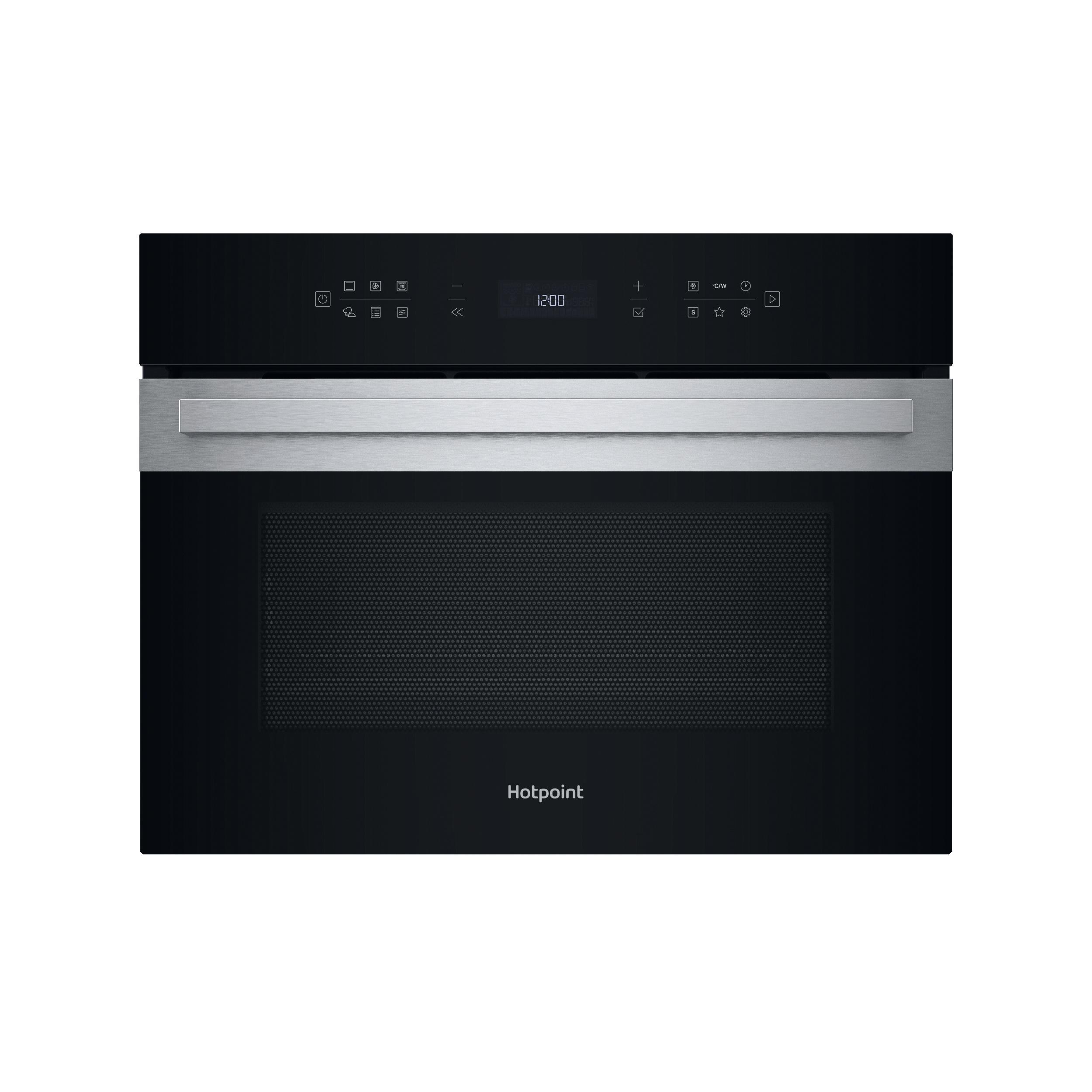 Hotpoint Microwave Built-in HCW7O7HTSXUK Inox Electronic 53 MW-Combi 950 Frontal