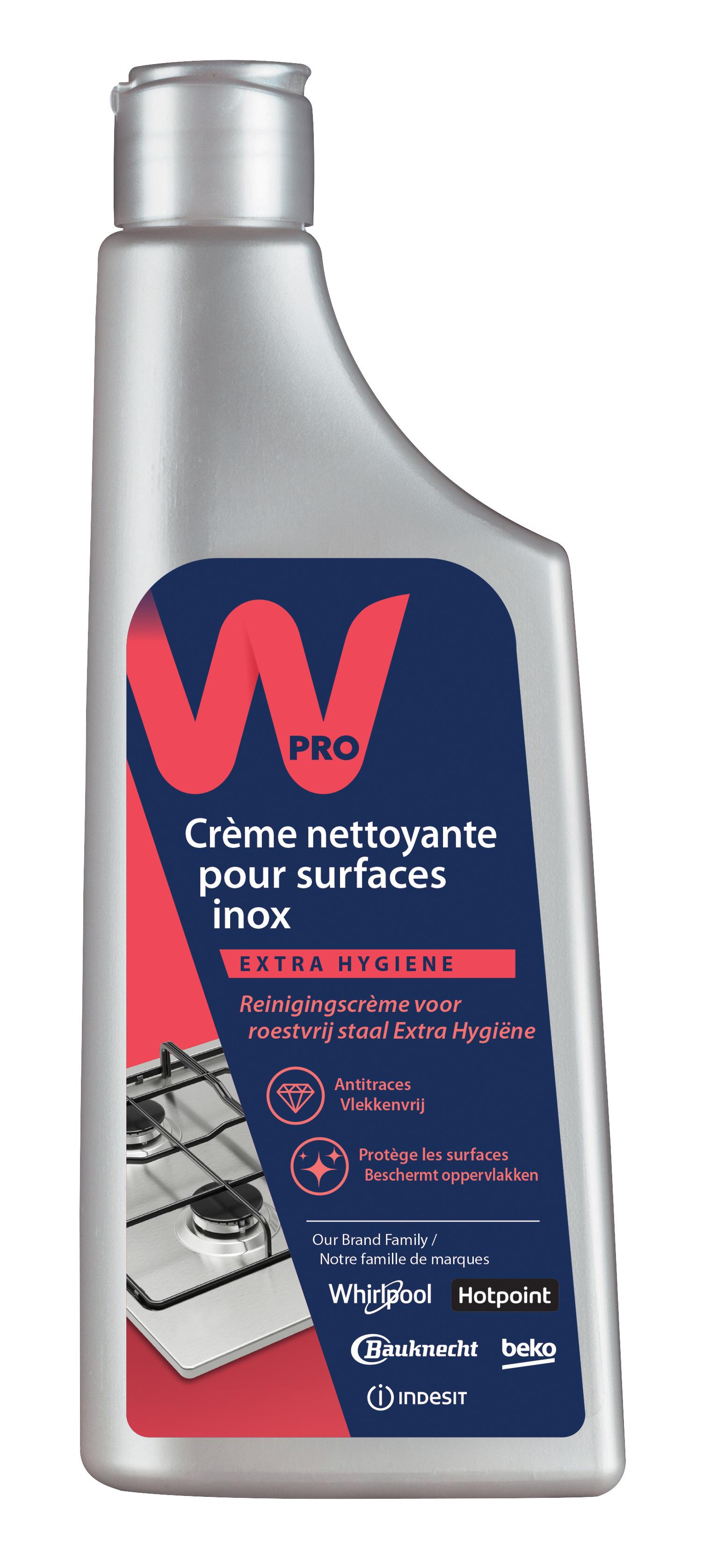 RVS/ inox reiniger - crème (250 ml)
