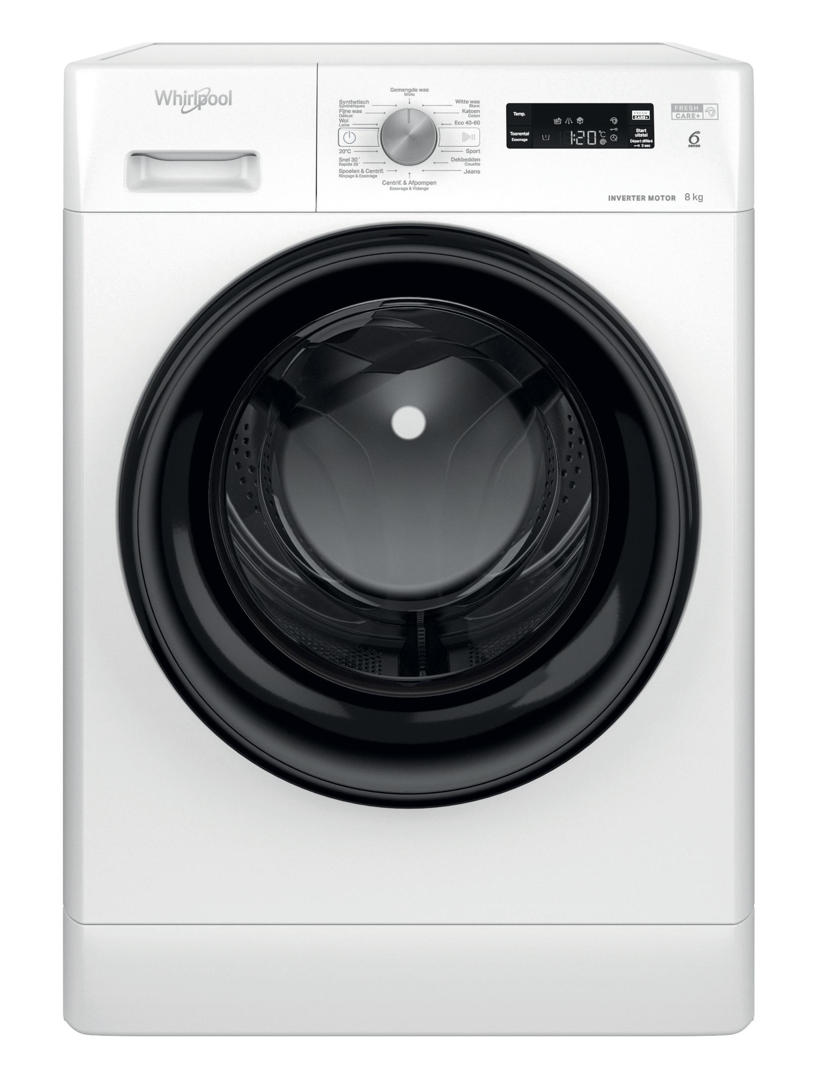 Whirlpool Wasmachine Vrijstaand FFS 8469 BV BE Wit Voorlader A Frontal