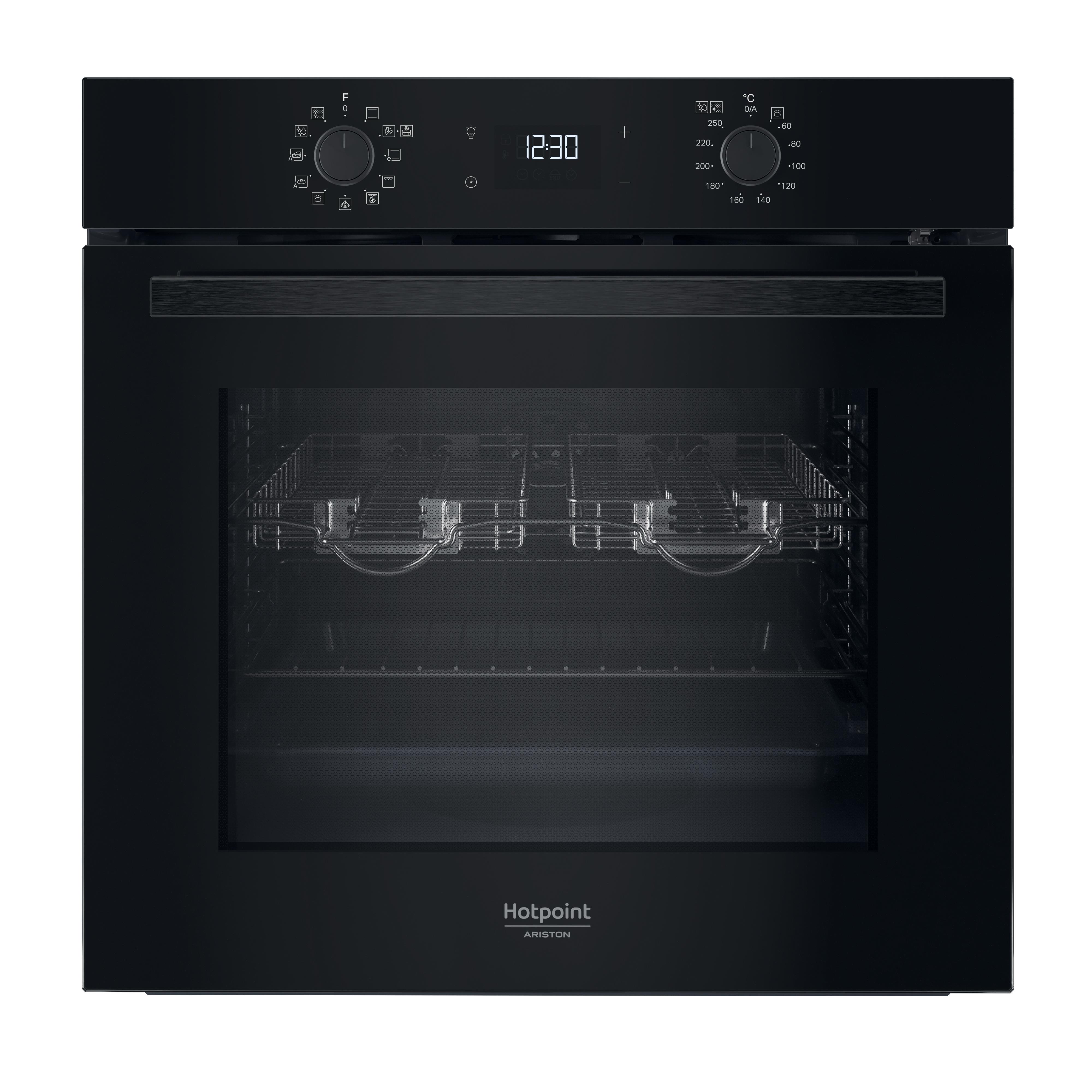 Four encastrable Hotpoint : couleur noire