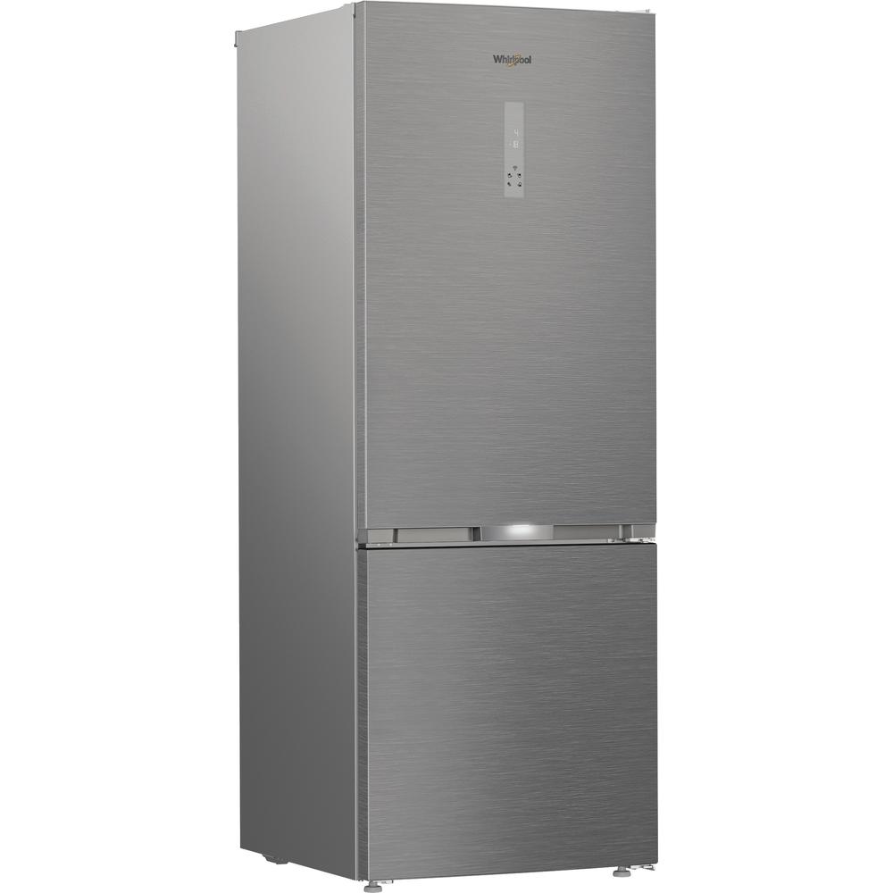 Whirlpool Kombinētais ledusskapis/saldētava Brīvi stāvošs WHK2 6493 X4E New Silver – ARC 1035 2 doors Perspective