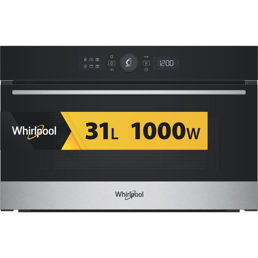Whirlpool Mikrobangų krosnelė Įmontuojama WMD54MX Nerūdijančio plieno Elektroninis 31 Mikrobangos + Grilius 1000 Frontal