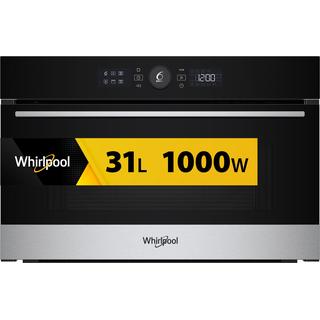 Whirlpool Mikrovågsugn Inbyggda WMD54MX Stainless steel Elektronisk 31 MW+grillfunktion 1000 Frontal