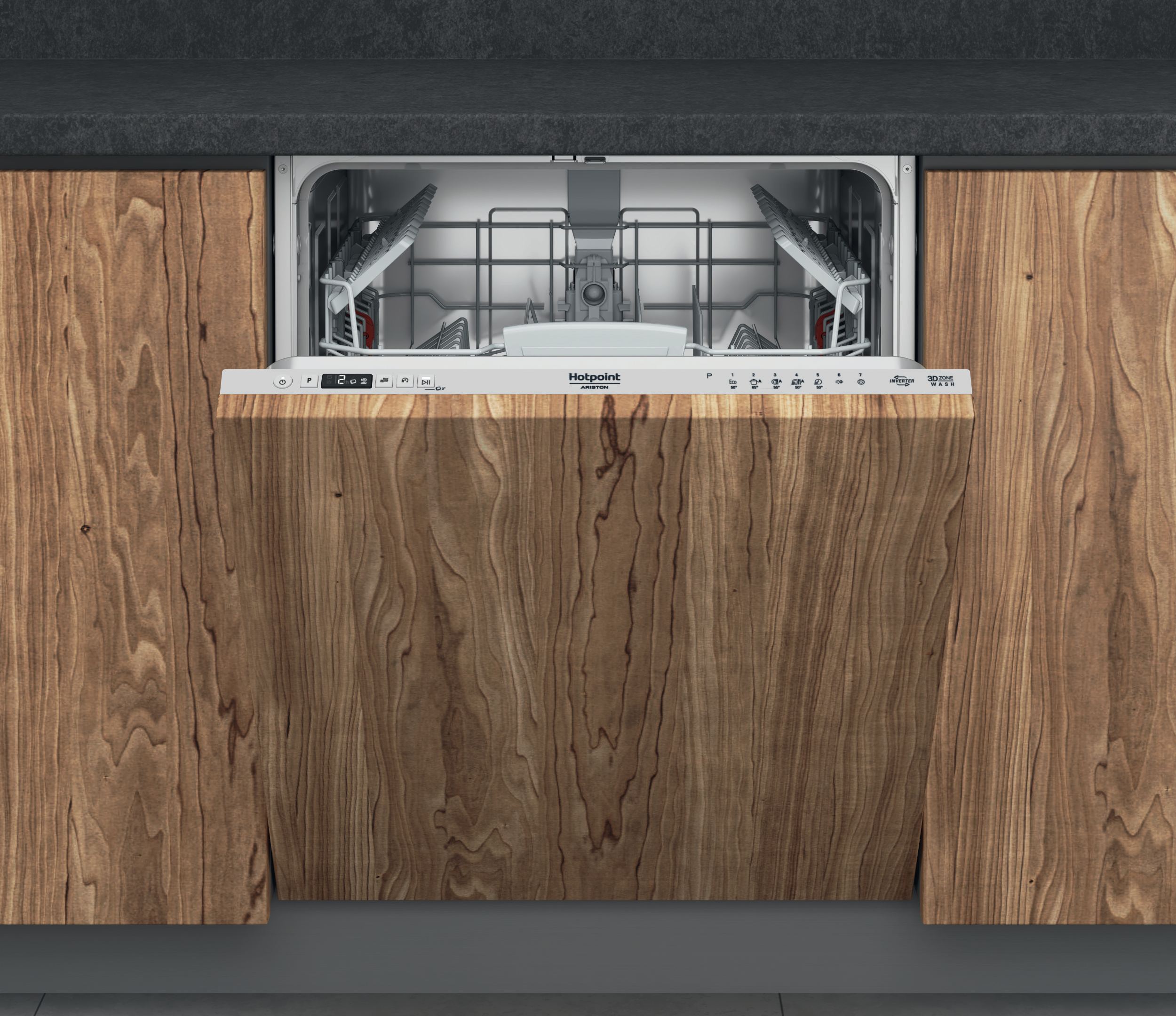 Hotpoint_Ariston Lave-vaisselle Encastrable HI 5030 W Encastrable D Frontal