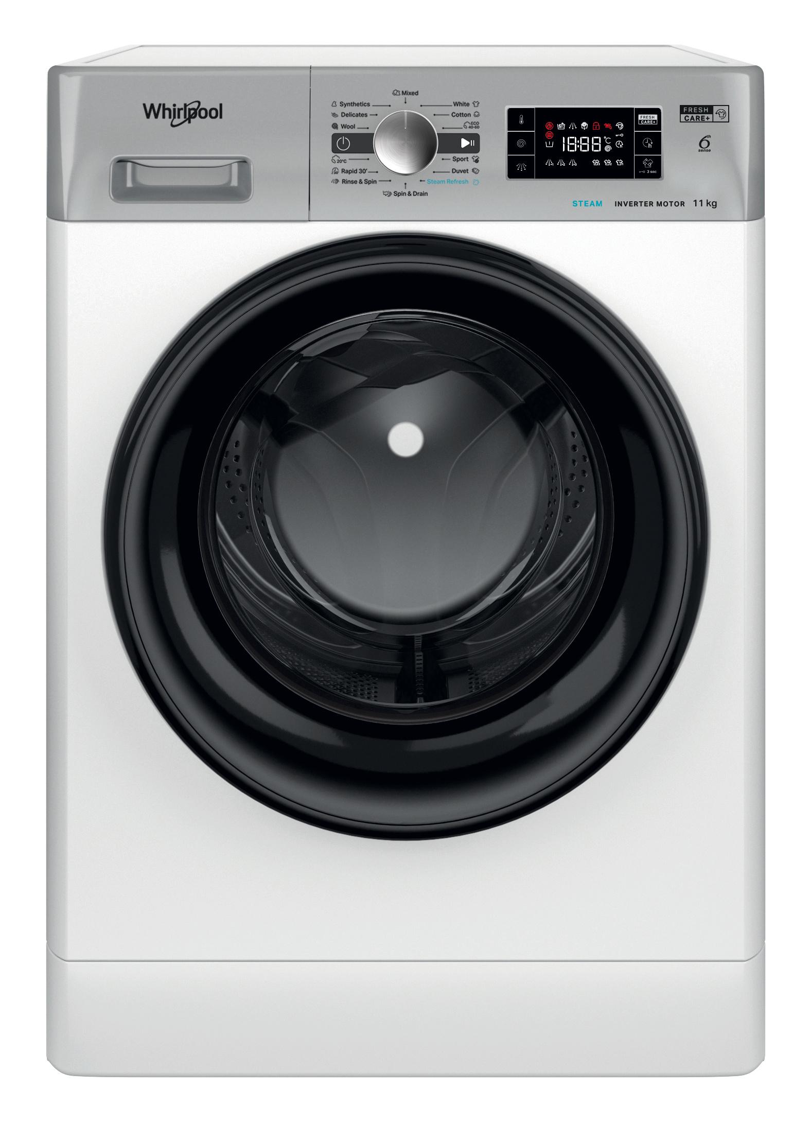 Whirlpool Vaskemaskin Frittstående FFBSL 11469 BV EE Hvit Front loader A Frontal