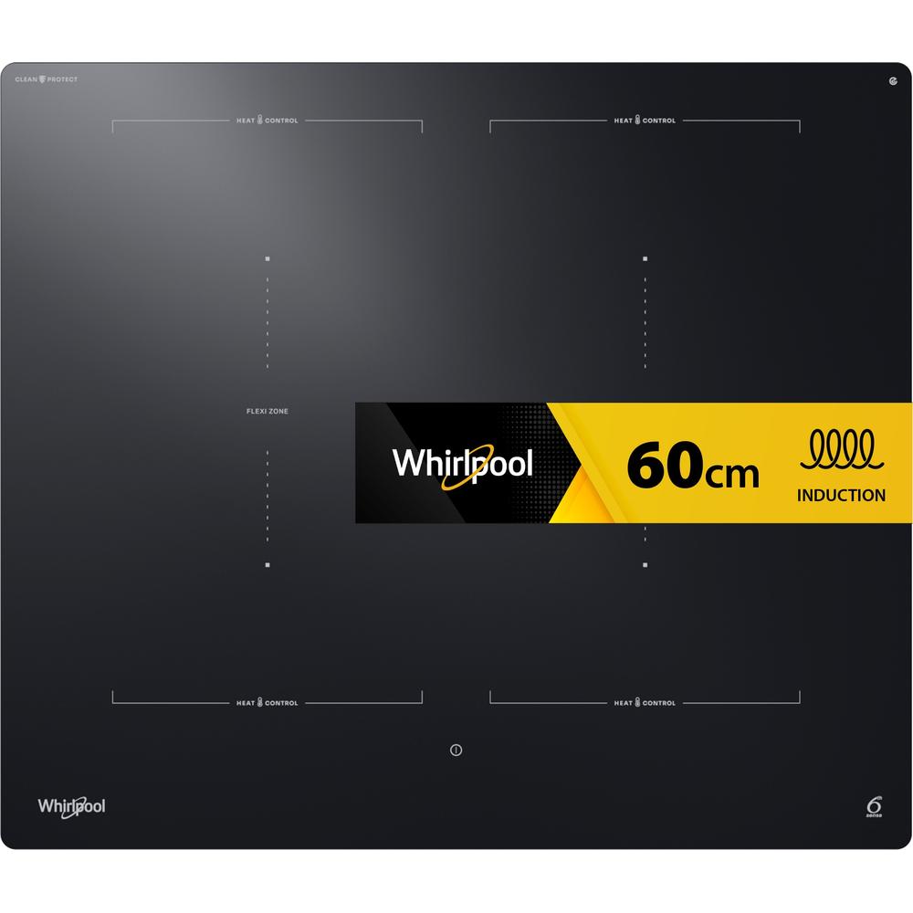 Whirlpool Paviršius WTX6019DCF Juoda Induction vitroceramic Frontal