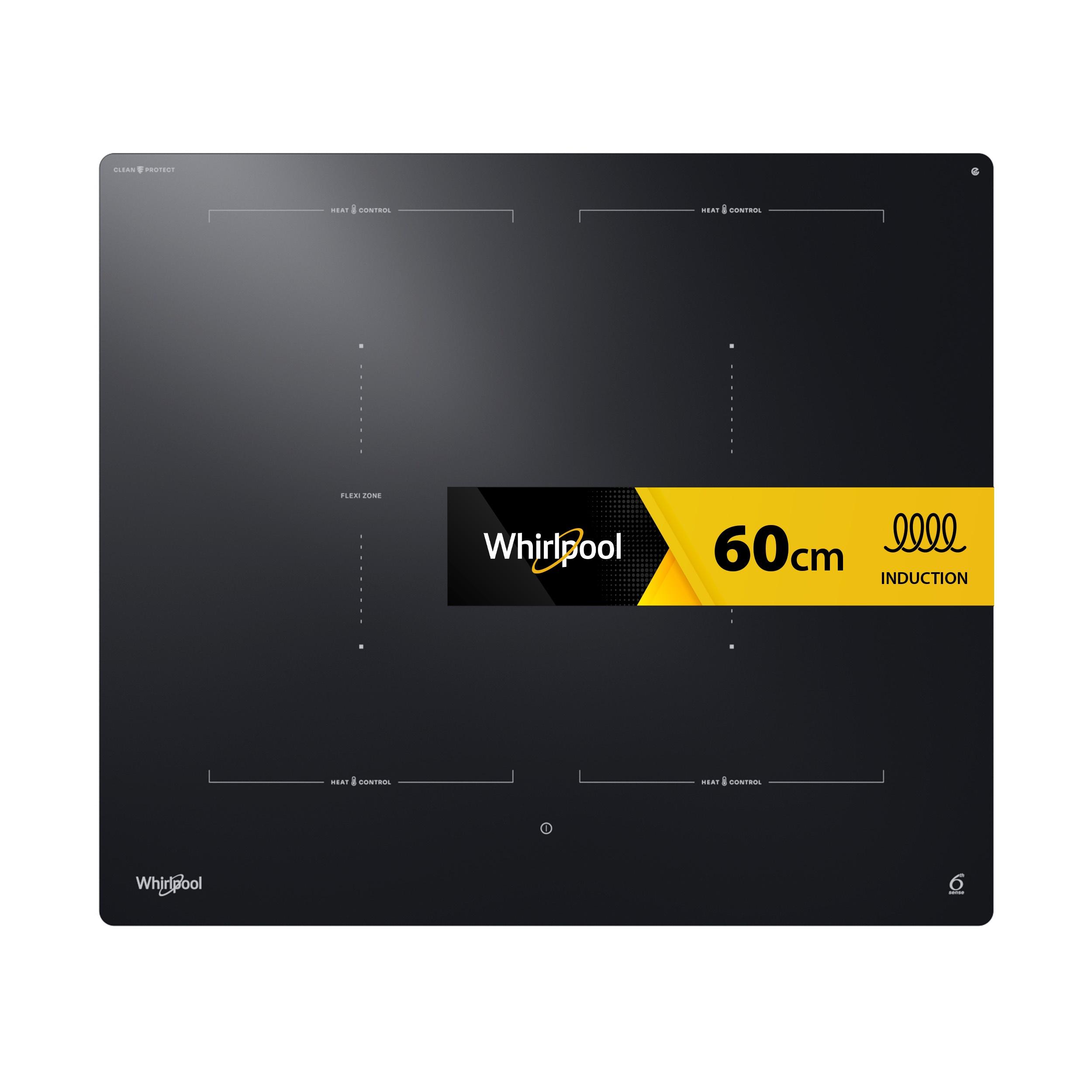 Whirlpool Placa WTX6019DCF Preto Induction vitroceramic Frontal