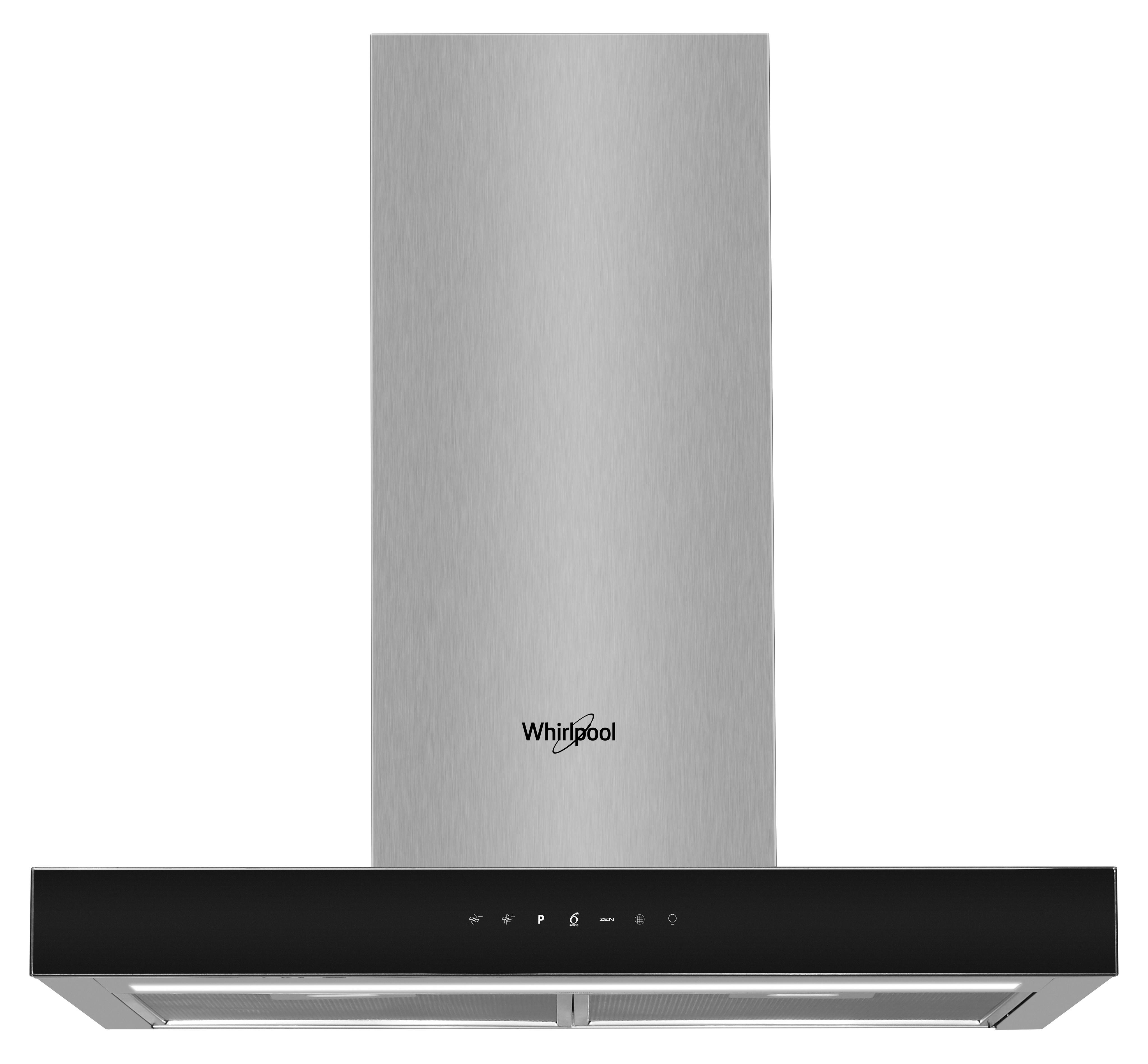 Whirlpool Kjøkkenvifte Integrert WHBS 62F LT K/1 Svart Wall-mounted Elektronisk Frontal