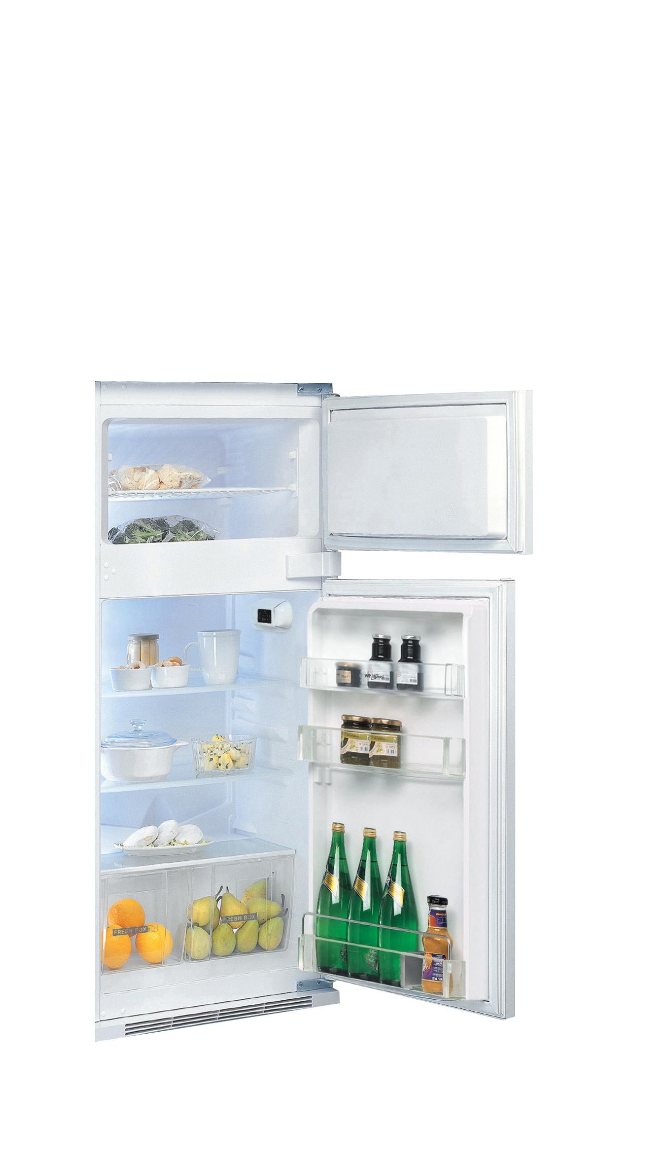 Whirlpool Kombiskap Integrert ART 3752 Hvit 2 doors Perspective open