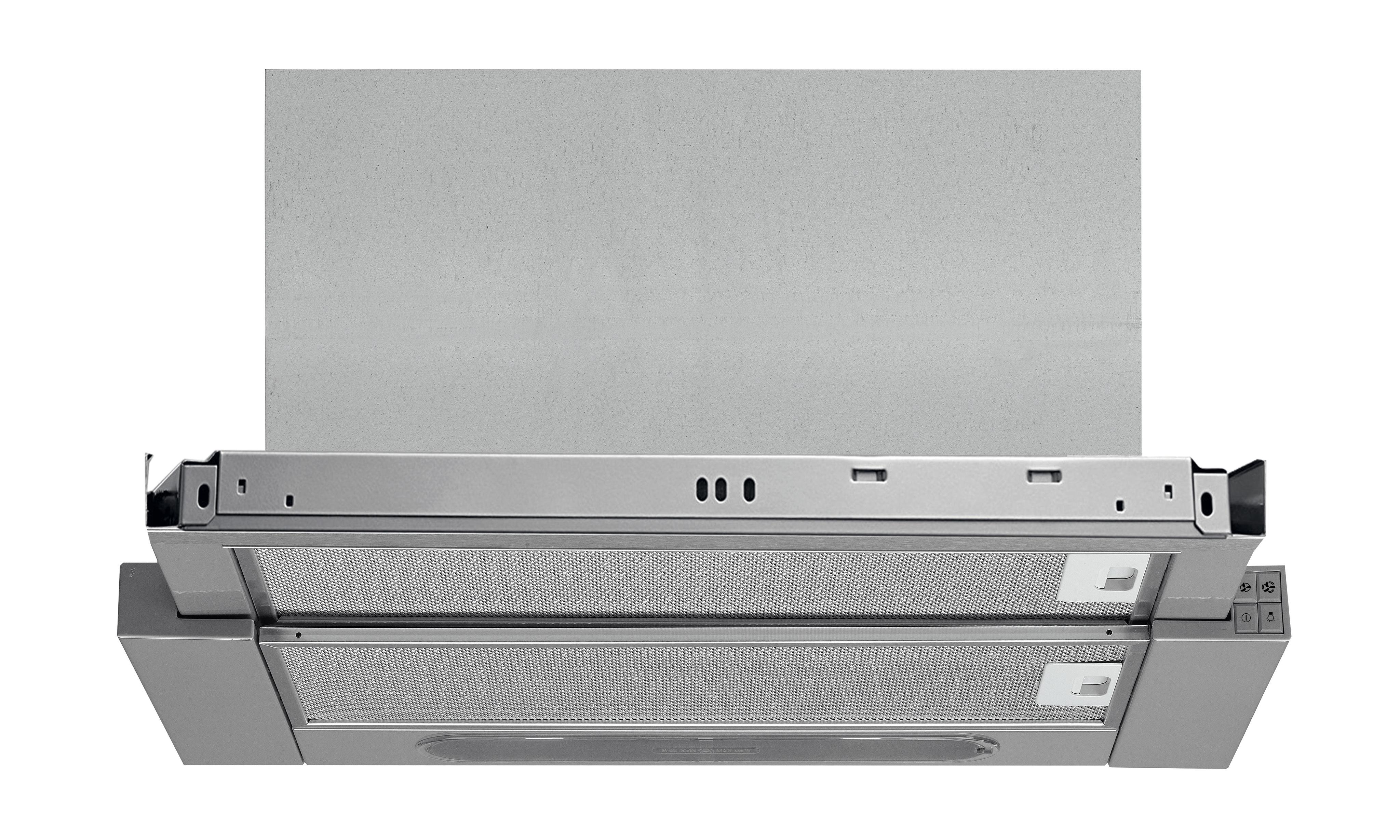 Bauknecht Hotte Appareil encastrable BAHTT 55 LM G Gris Appareil encastrable Mécanique Frontal