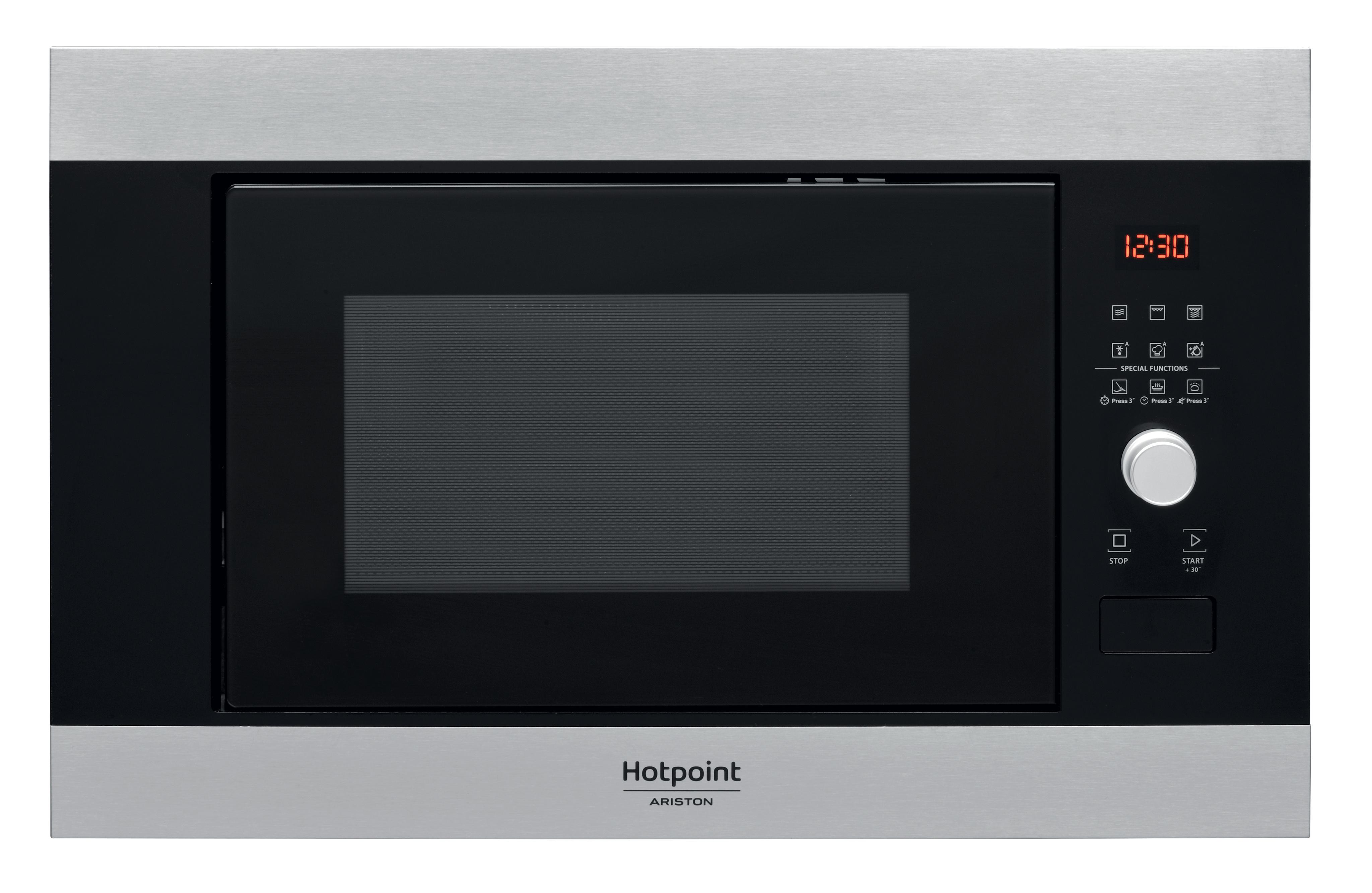 Hotpoint_Ariston Four micro-ondes Encastrable MF25G IX HA Inox Electronique 25 Micro-ondes + gril 900 Frontal