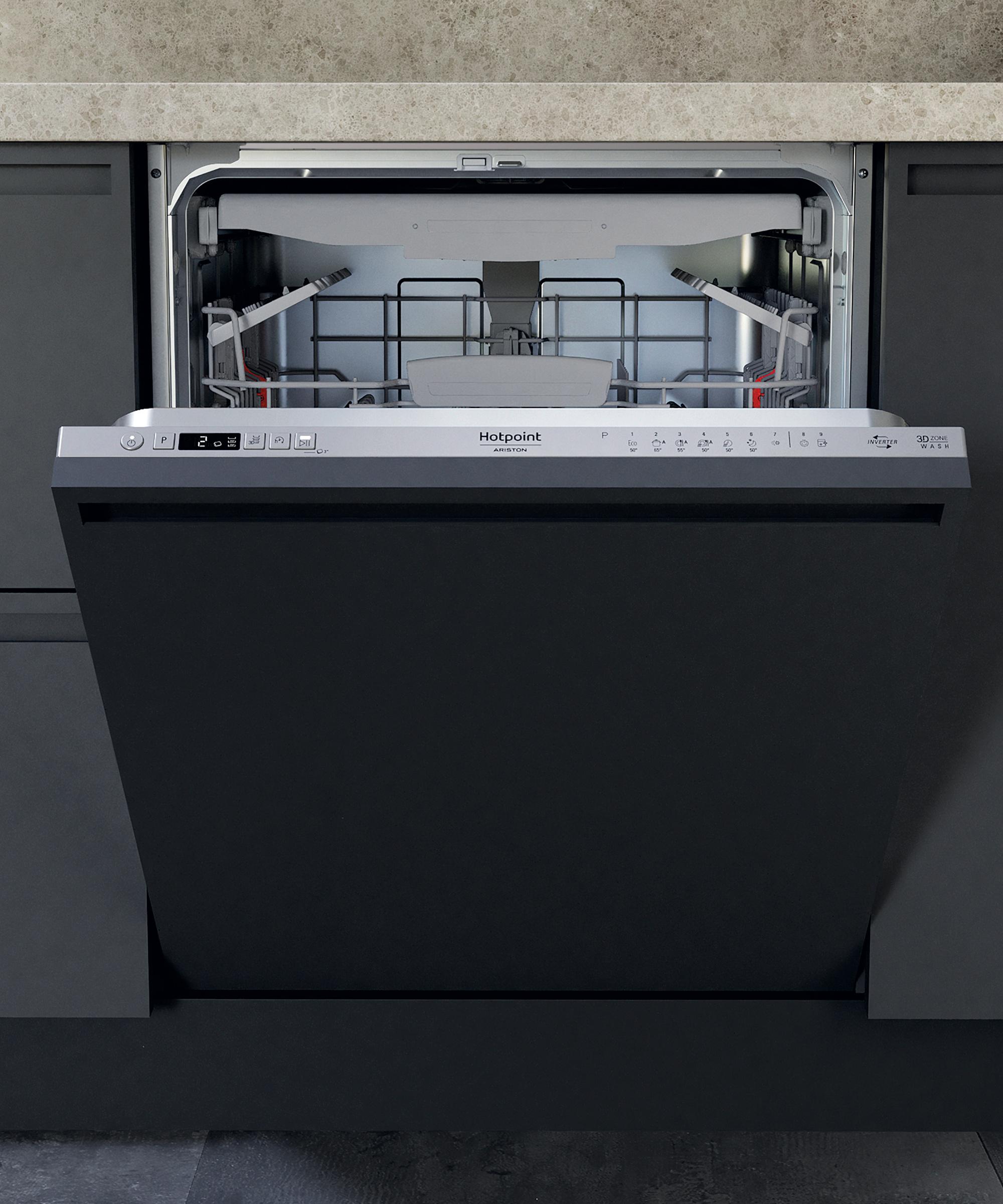 Hotpoint_Ariston Zmywarka Zabudowa HIC 3C26N WF W pełni zintegrowany E Frontal