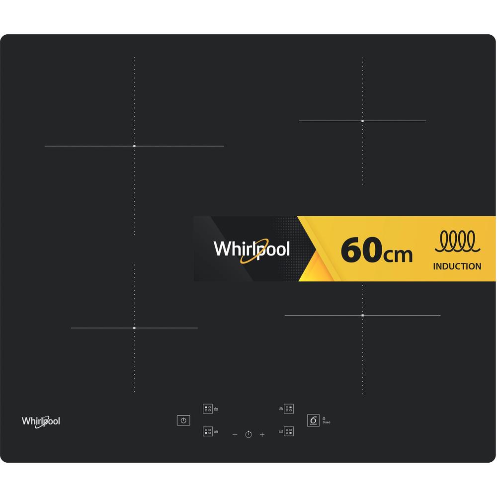 Whirlpool Paviršius WS Q2160 NE Juoda Induction vitroceramic Frontal