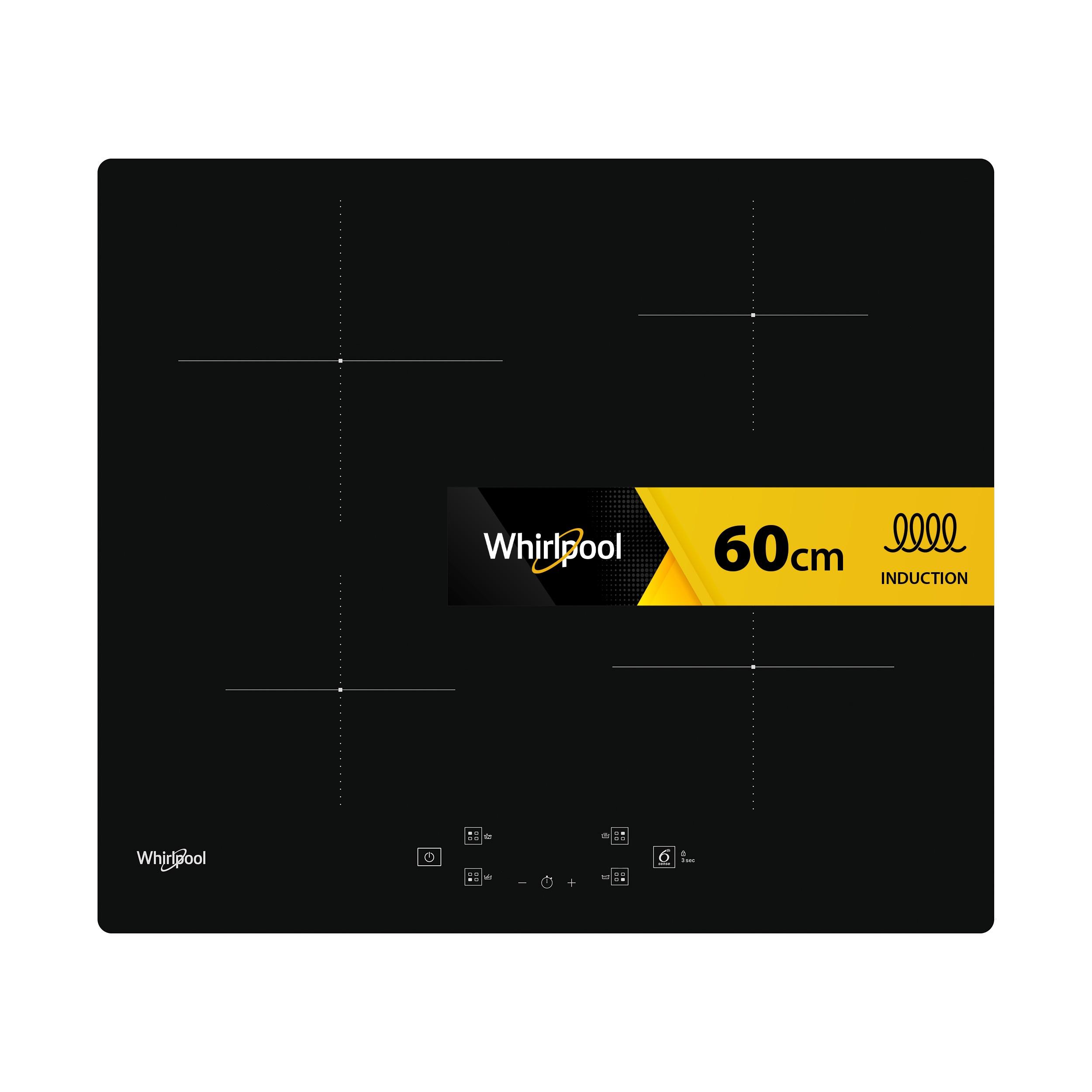 Whirlpool Plită WS Q2160 NE Negru Induction vitroceramic Frontal