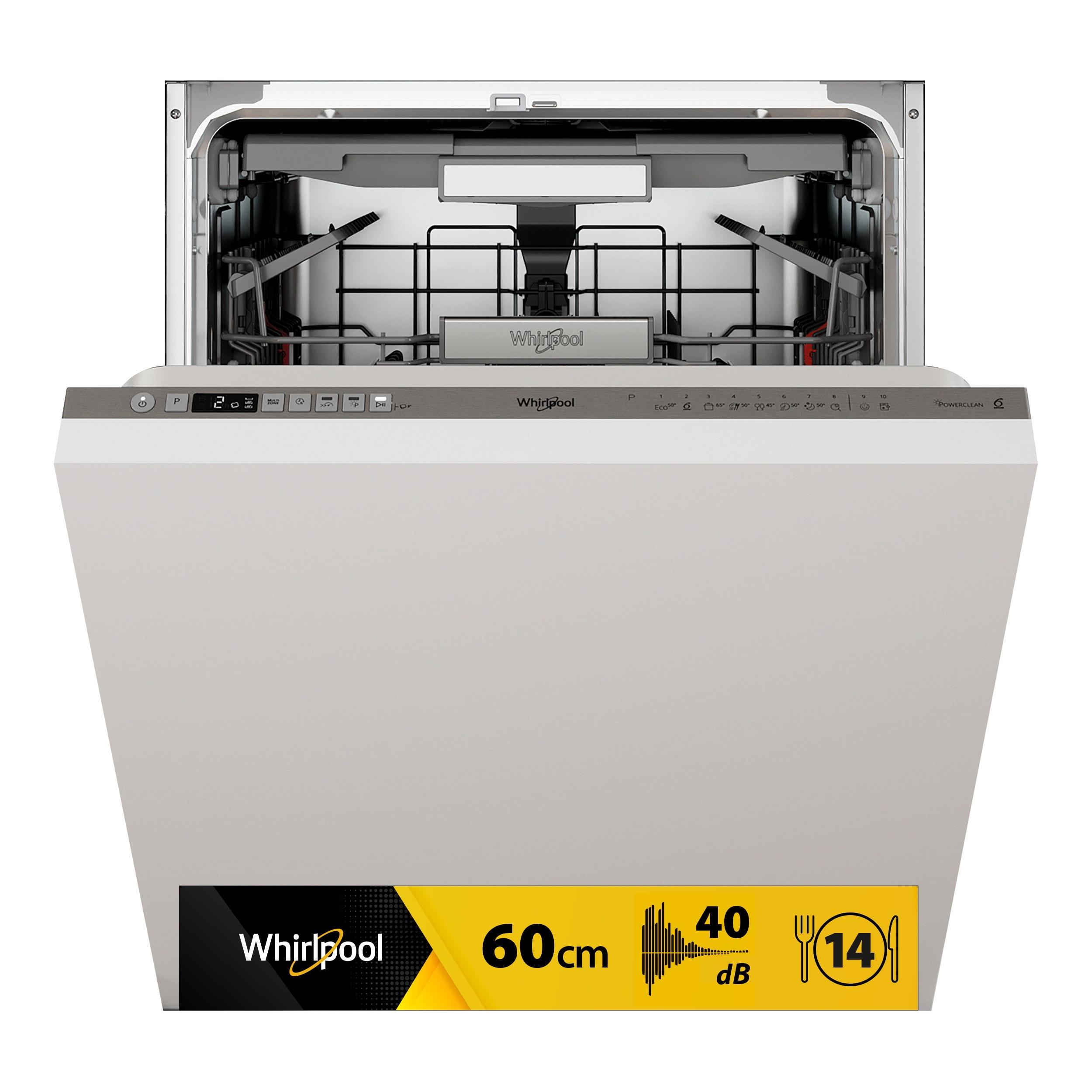 Whirlpool Maşină de spălat vase Încorporabil WIO 3O540 PELG Full-integrated B Frontal