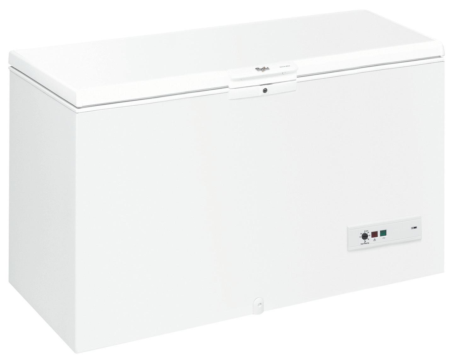 Whirlpool freestanding chest freezer: white color - WCF 600/1 T