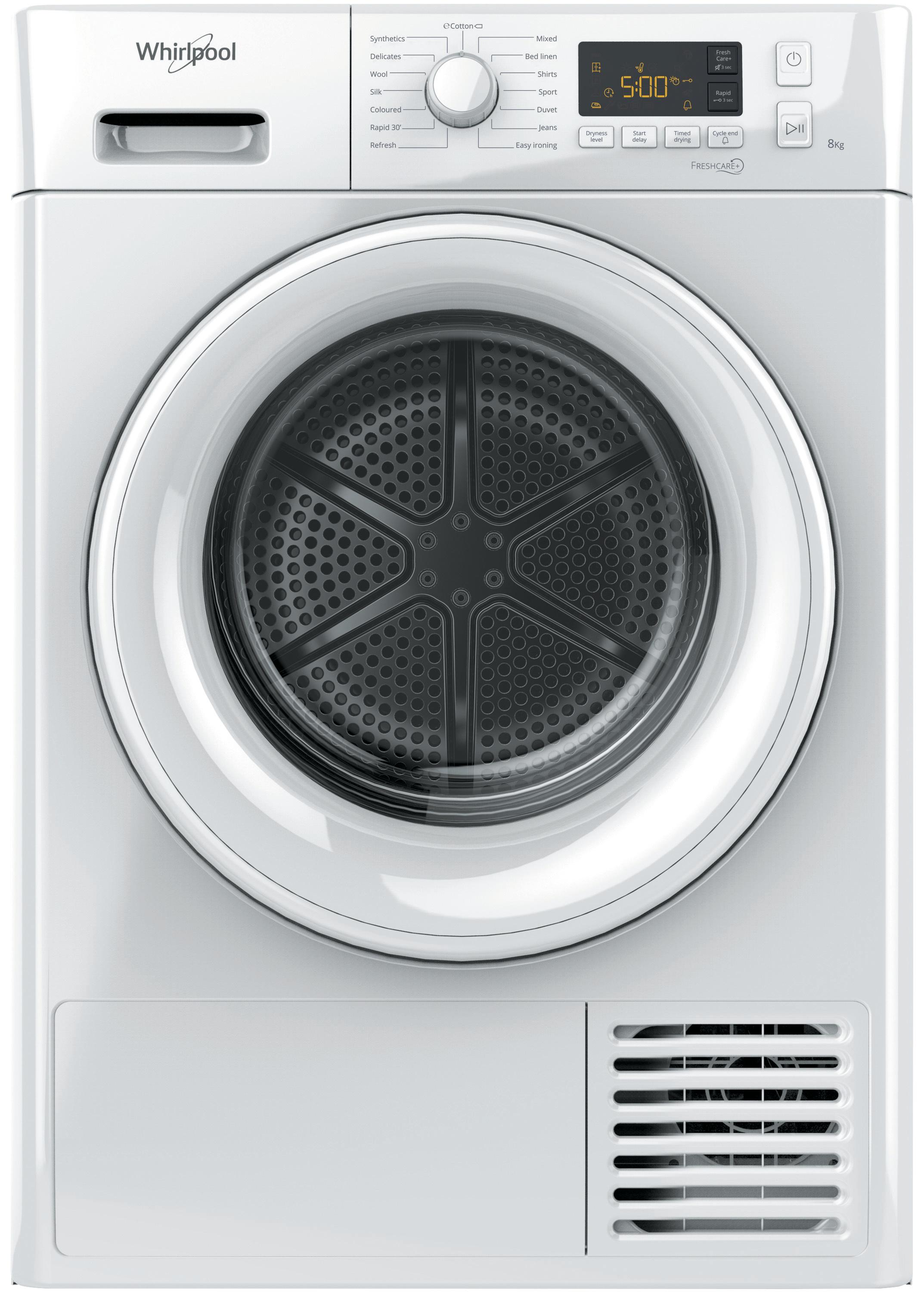 Whirlpool FT M11 82 UK Heat Pump Tumble Dryer A++ 8kg - White 