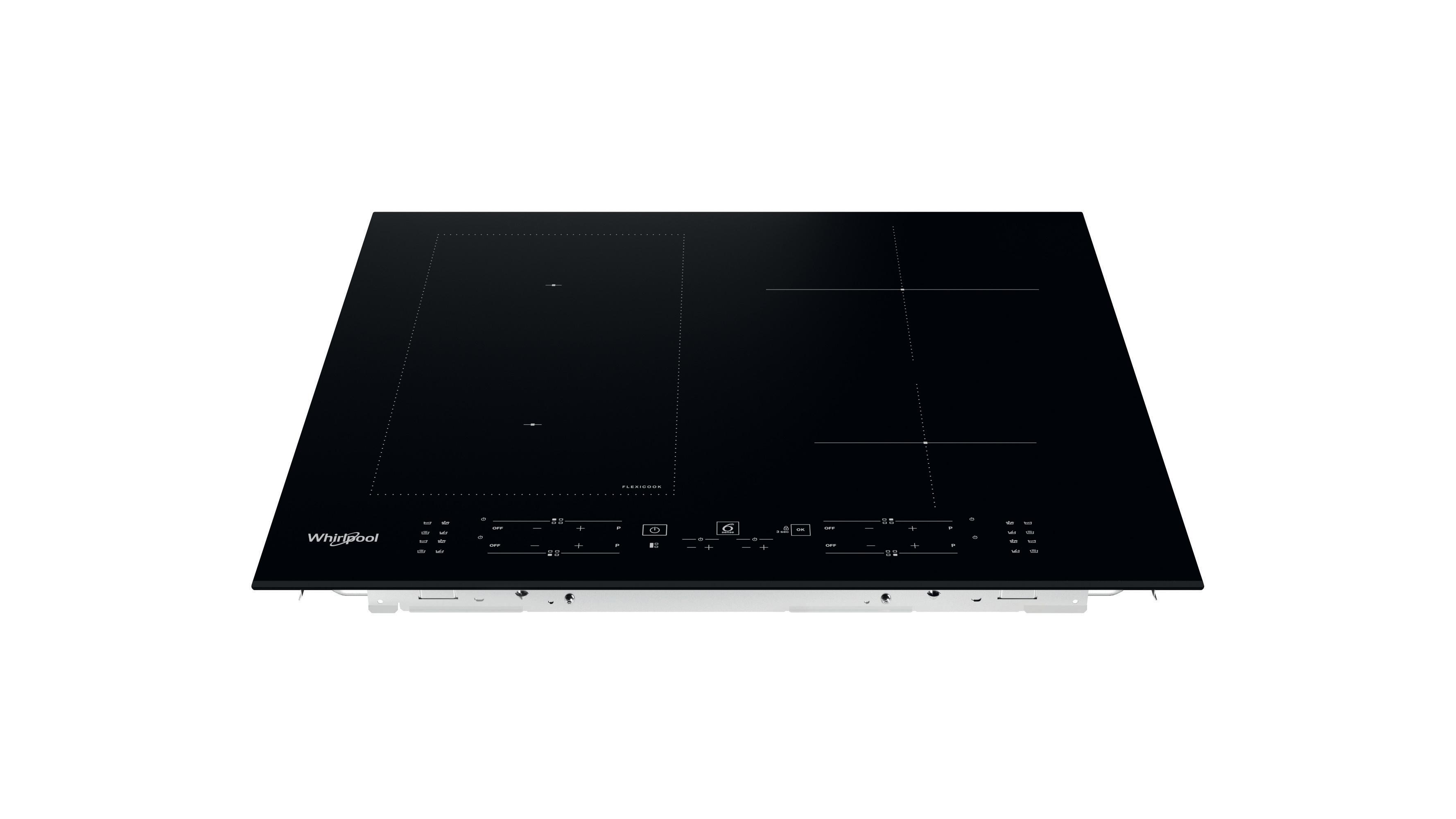 Whirlpool Placa WL B1160 BF Preto Induction vitroceramic Frontal top down
