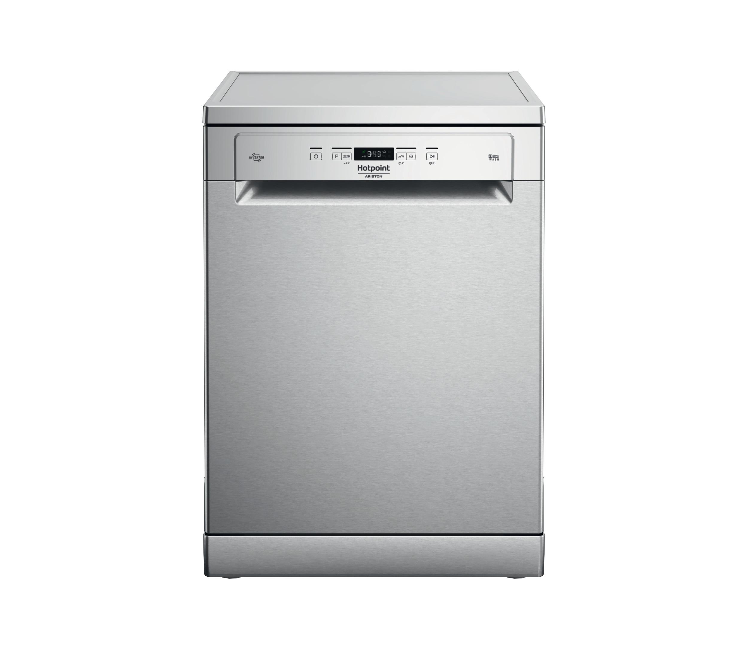 Máquina de lavar loiça Hotpoint: normal, Cor inox