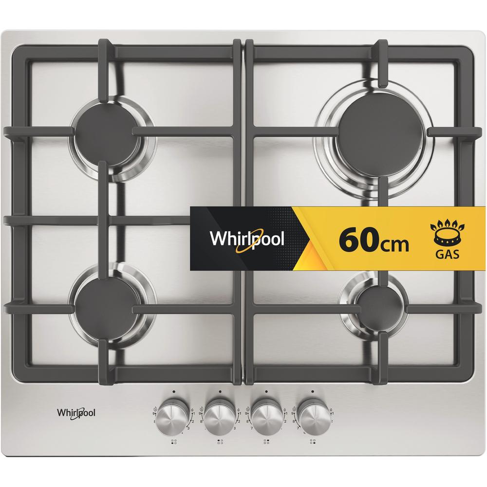 Whirlpool Paviršius TGML 660 IX Nerūdijančio plieno Dujinė Frontal
