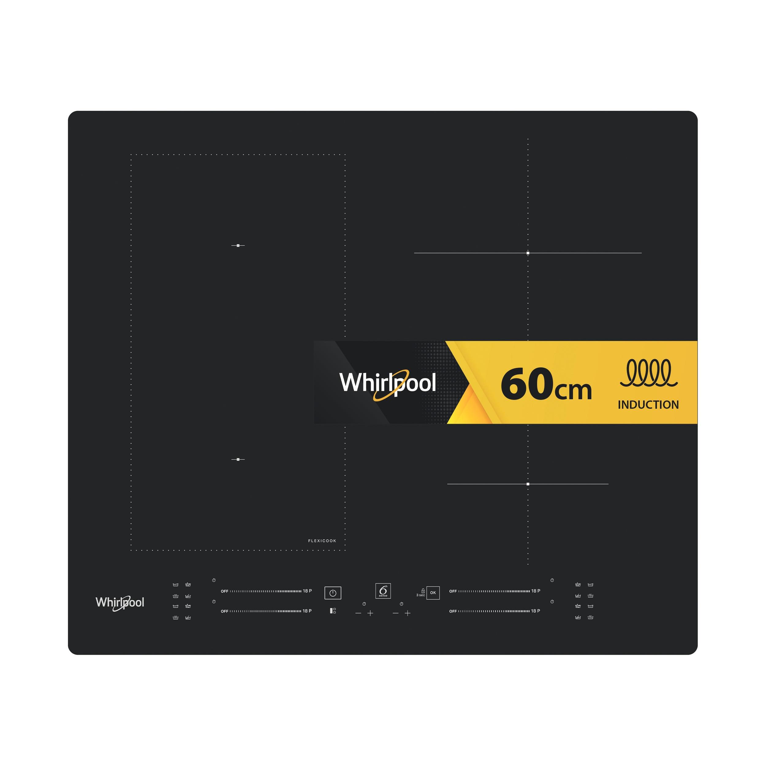 Whirlpool Pliidiplaat WL S7960 NE Must Induction vitroceramic Frontal