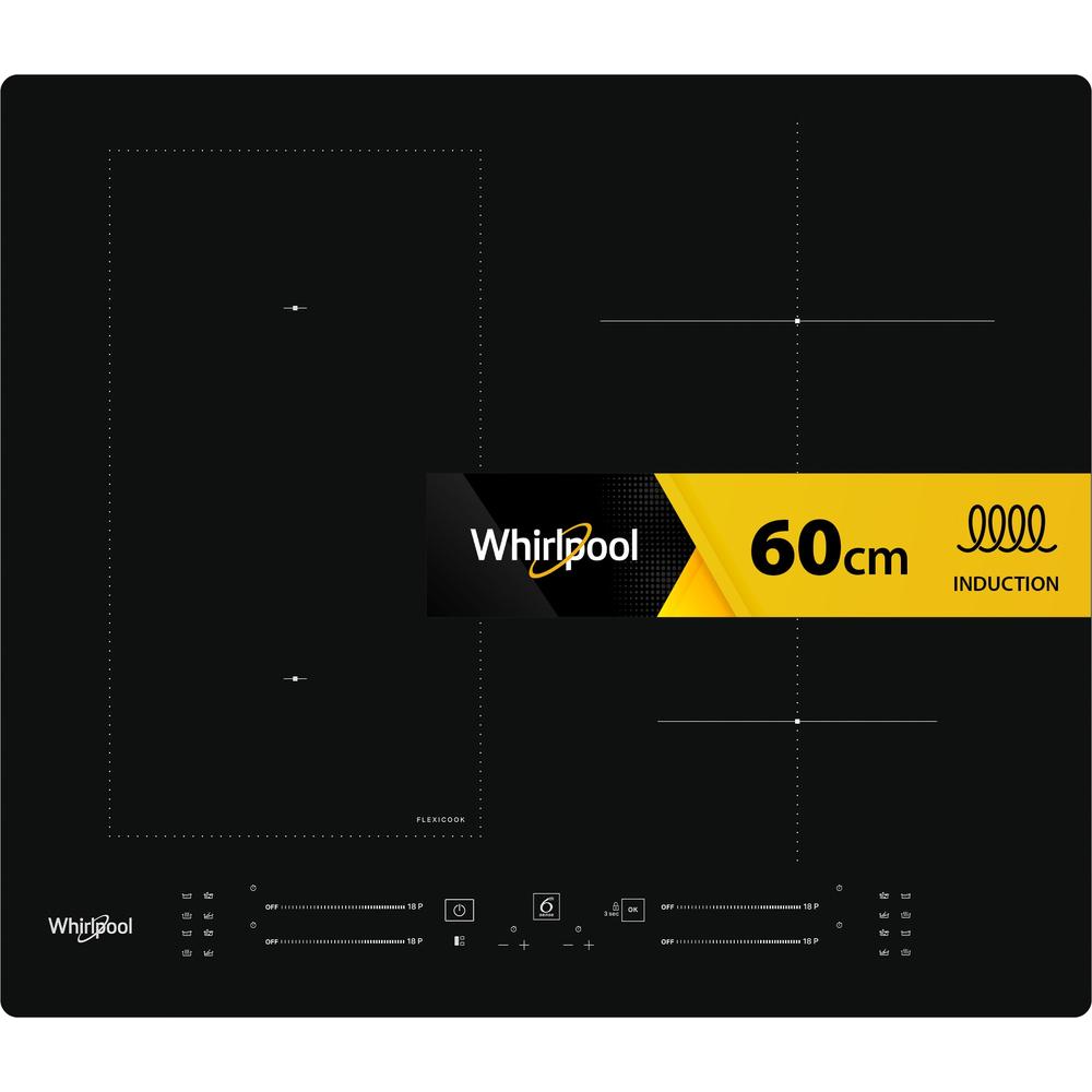 Whirlpool Μονάδα εστιών WL S7960 NE Μαύρο Induction vitroceramic Frontal