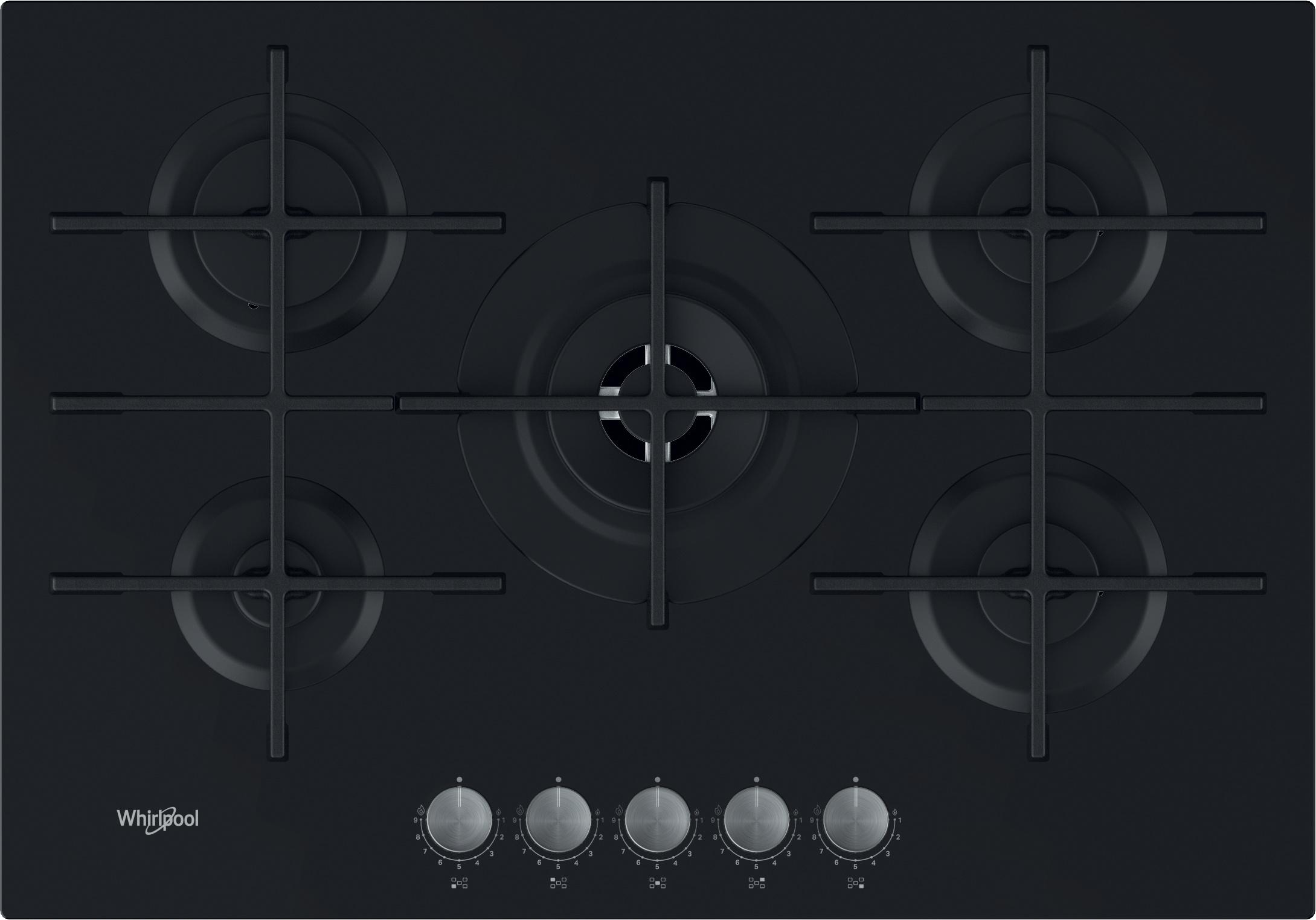 Whirlpool Pliidiplaat AKWL 728/NB Must Gaas Frontal