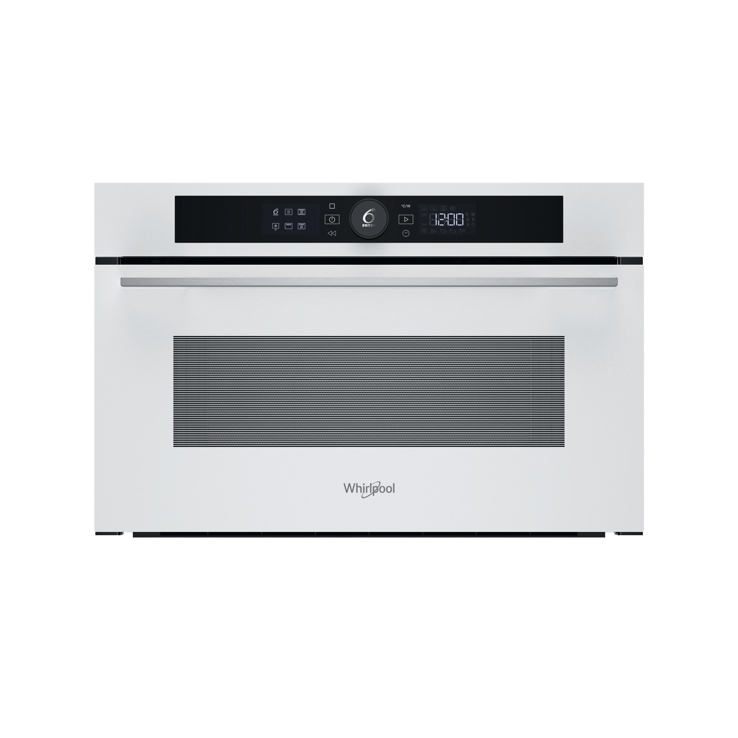 Whirlpool Mikrobangų krosnelė Įmontuojama WMD54MW Balta Elektroninis 31 Mikrobangos + Grilius 1000 Frontal