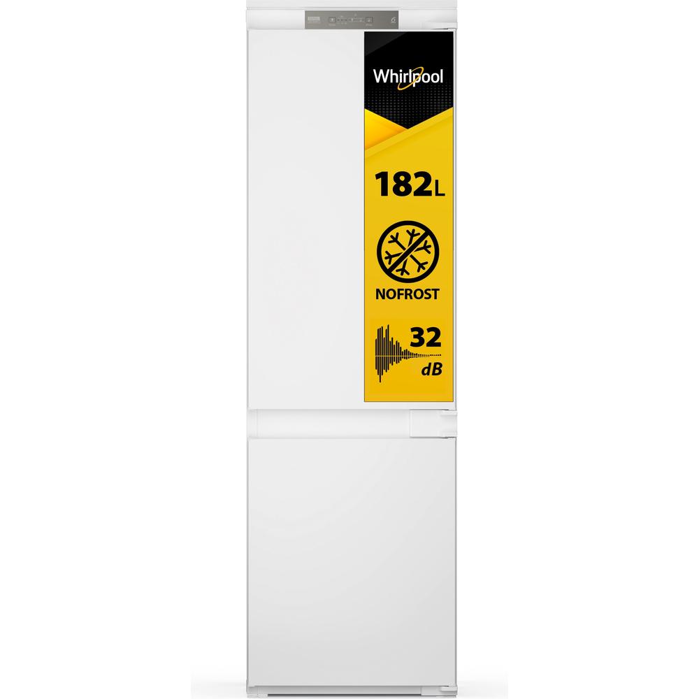 Whirlpool Συνδυασμός ψυγείου/καταψύκτη Εντοιχιζόμενο WHC18 T322 Λευκό 2 doors Perspective open