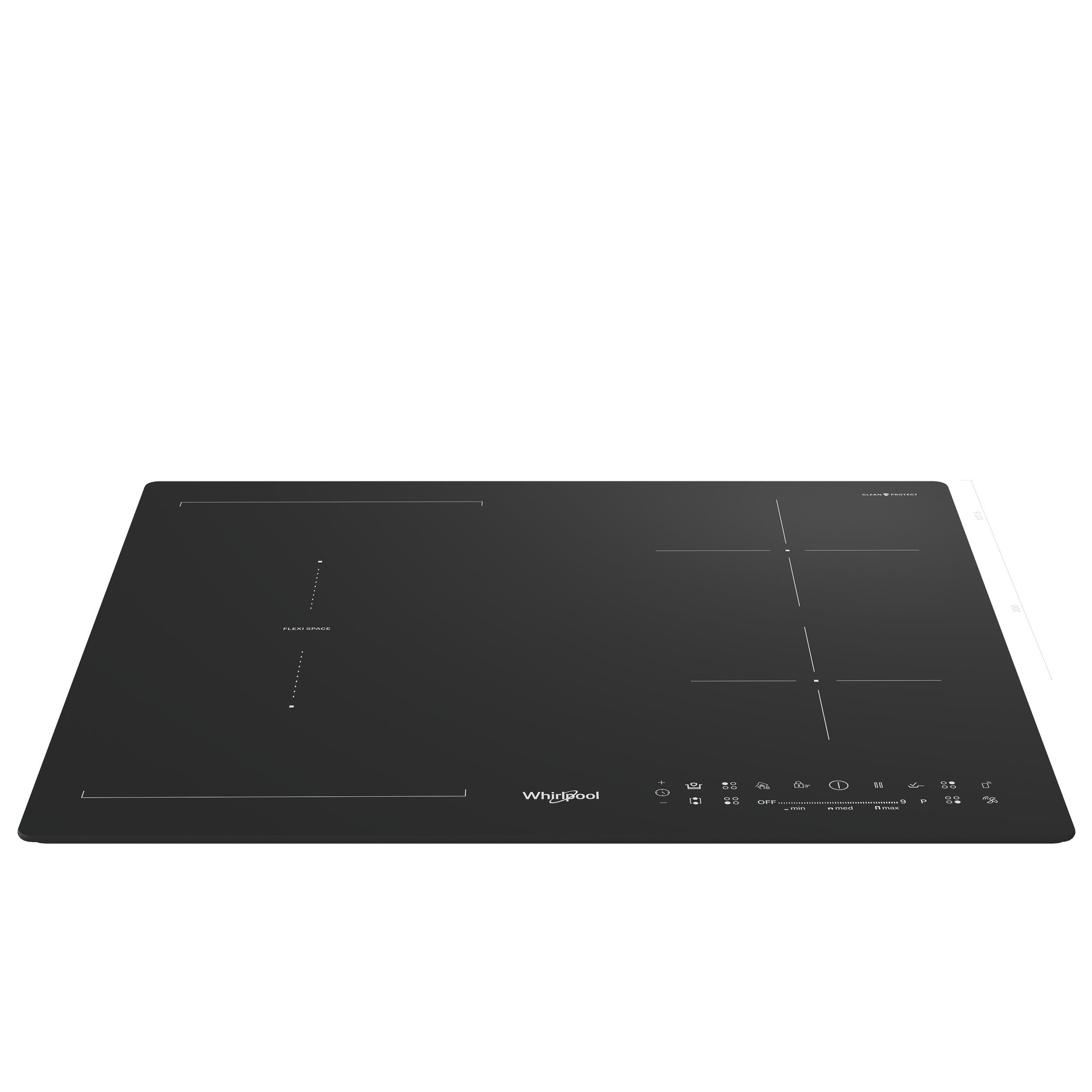 Whirlpool Főzőlap WS 1160P CP NE Fekete Induction vitroceramic Frontal