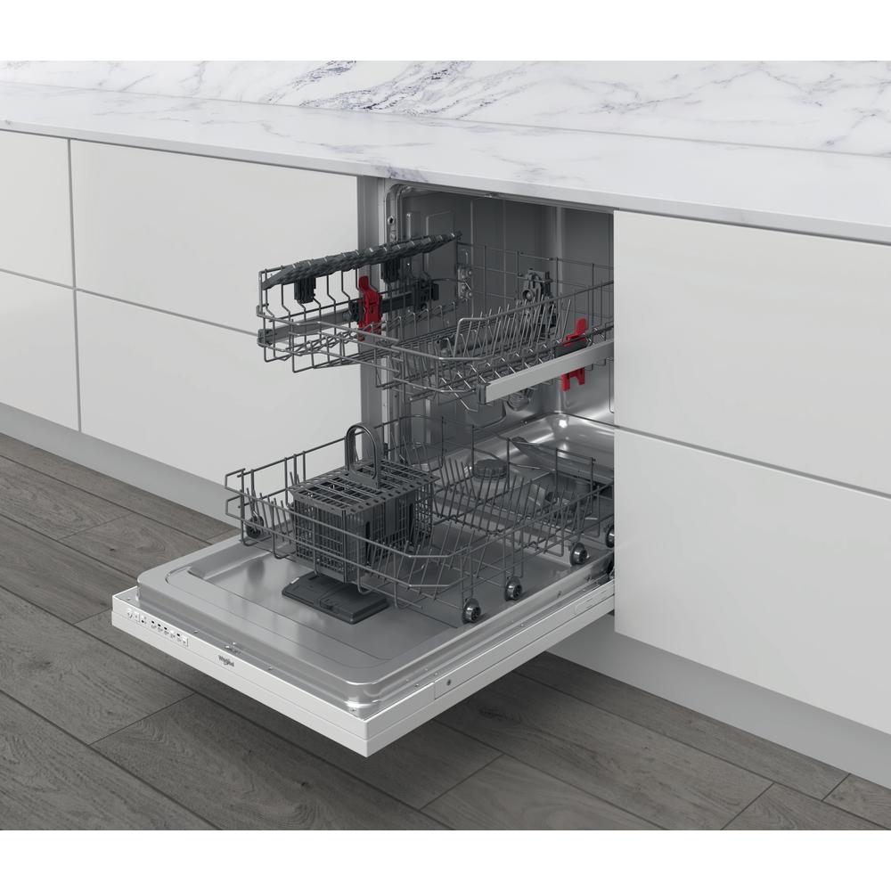 Whirlpool Sudomašina Ugradni WI 3010 Potpuno integrisana F Perspective open