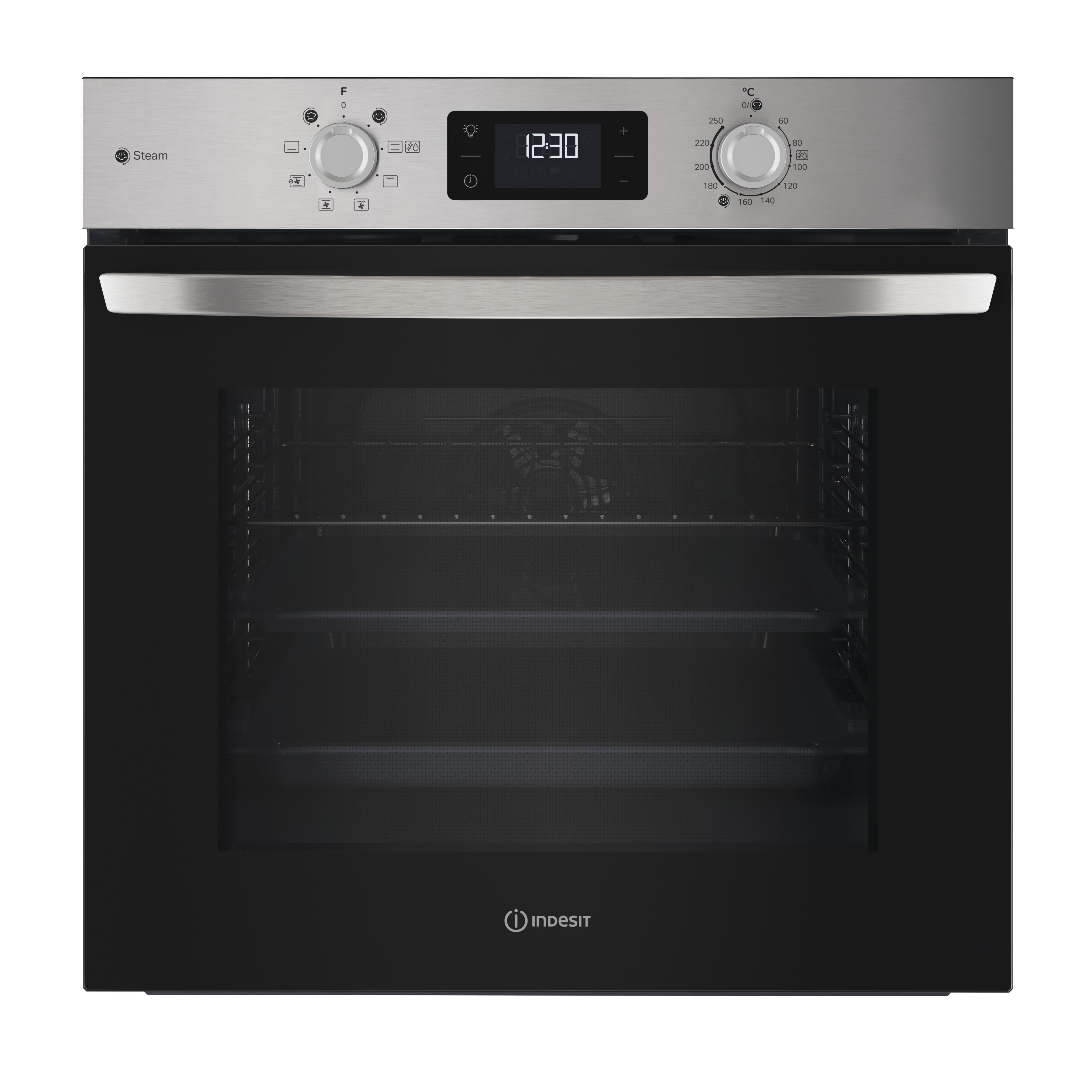 Indesit Φούρνος Εντοιχιζόμενο IO 255HS X Ηλεκτρική A Frontal
