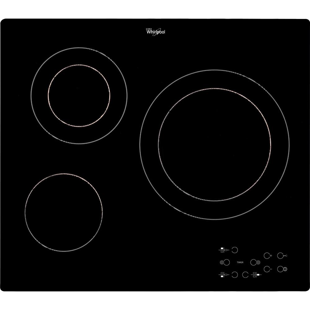 Whirlpool Печка AKT 8030/NE Черен Radiant vitroceramic Frontal