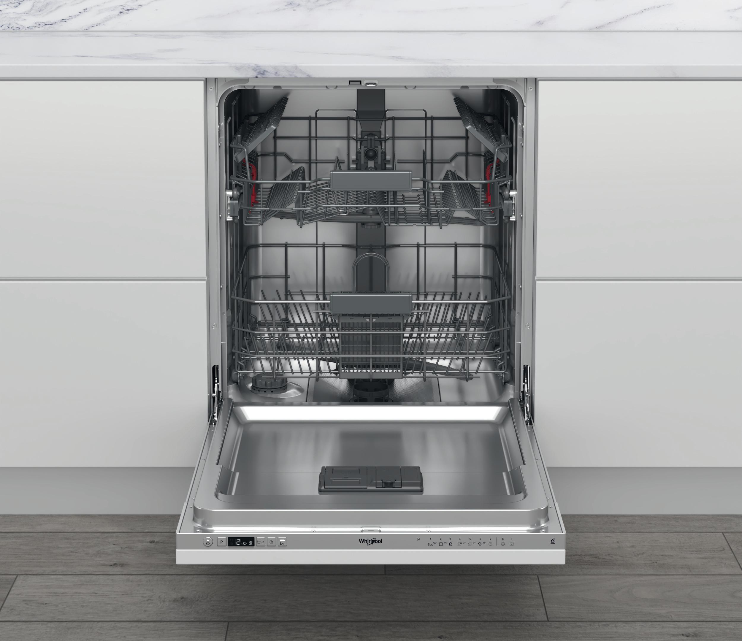 Whirlpool Lave-vaisselle Encastrable W2I HD524 AS Tout intégrable E Lifestyle frontal open
