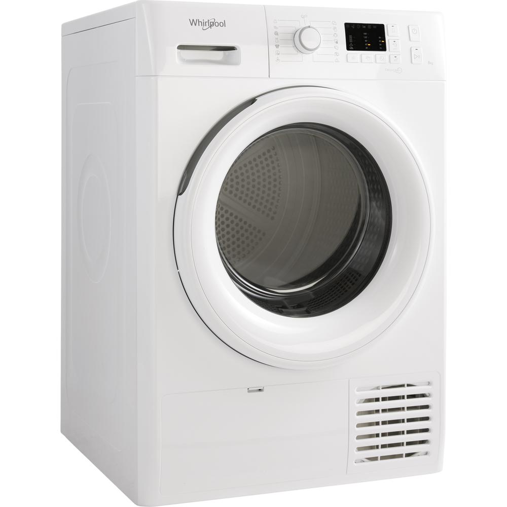 Whirlpool Dryer FT CM10 8B EU Bela Perspective